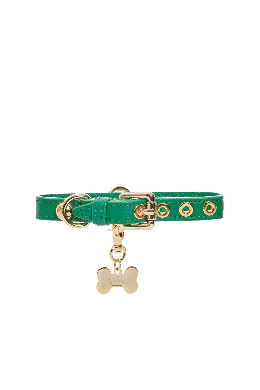 Leather collar "Dot"