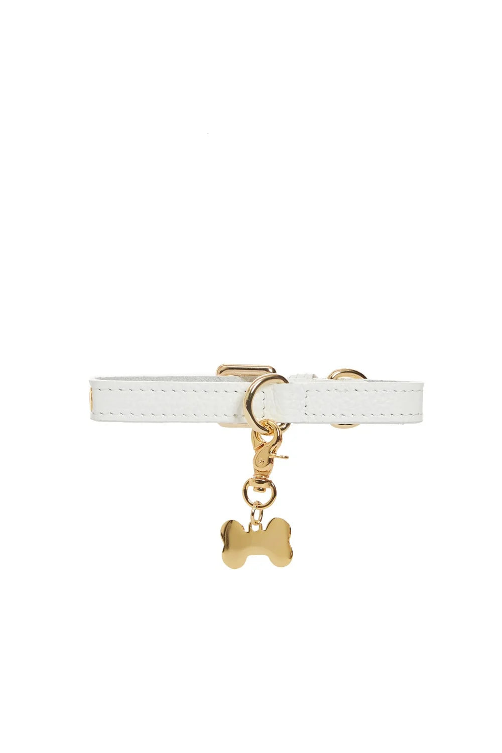 Leather collar "Dot"
