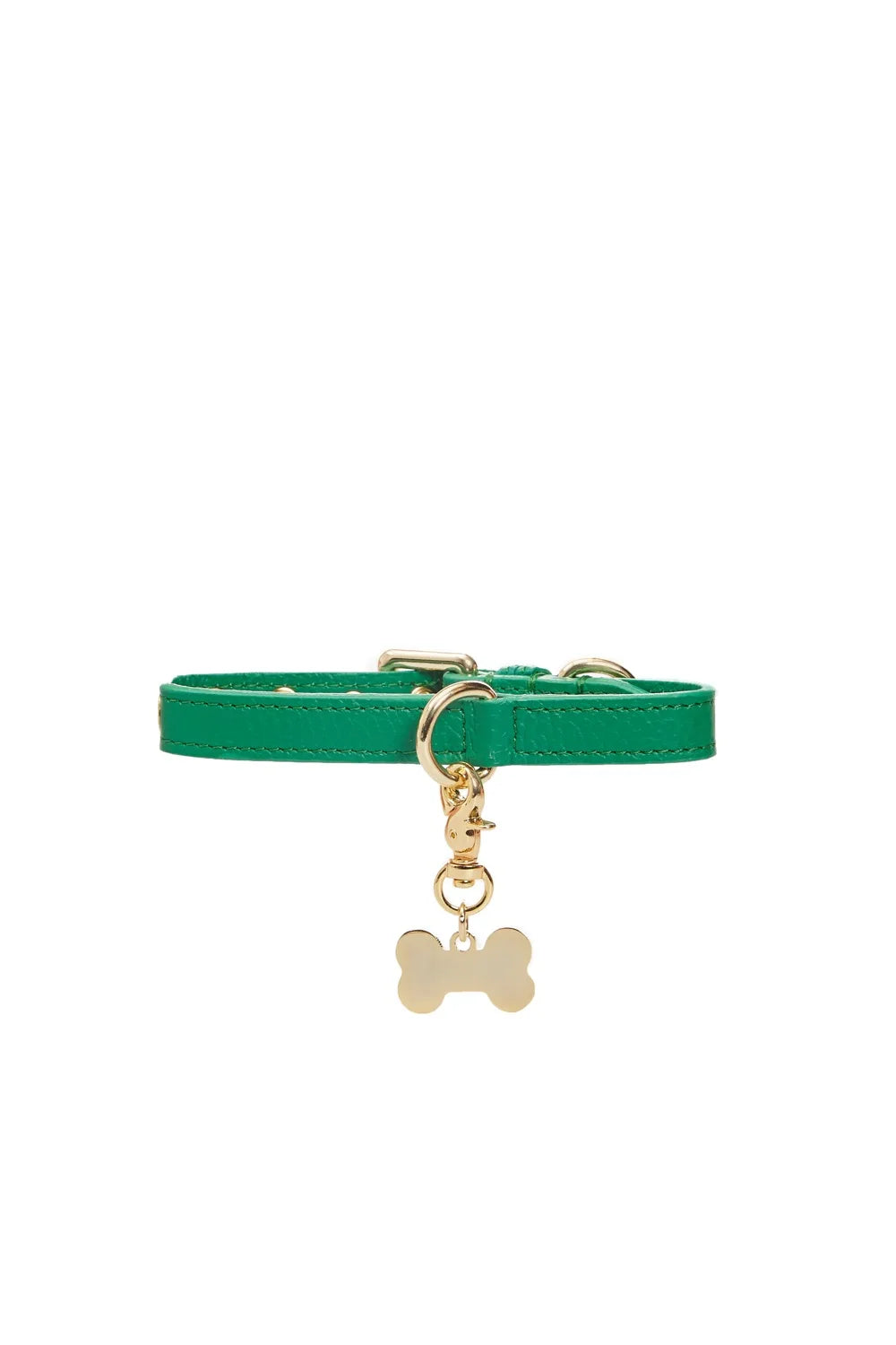Leather collar "Dot"