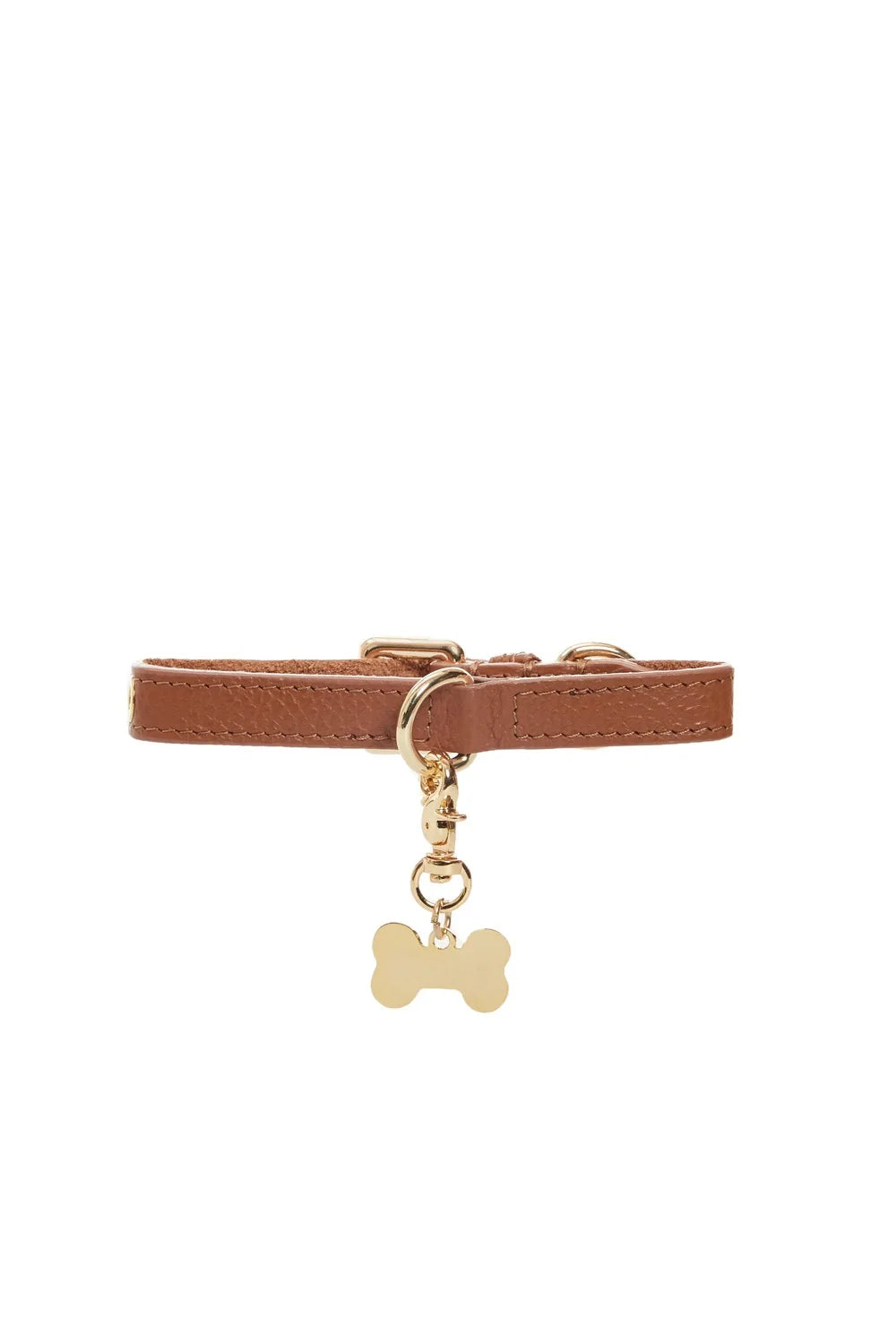Leather collar "Dot"