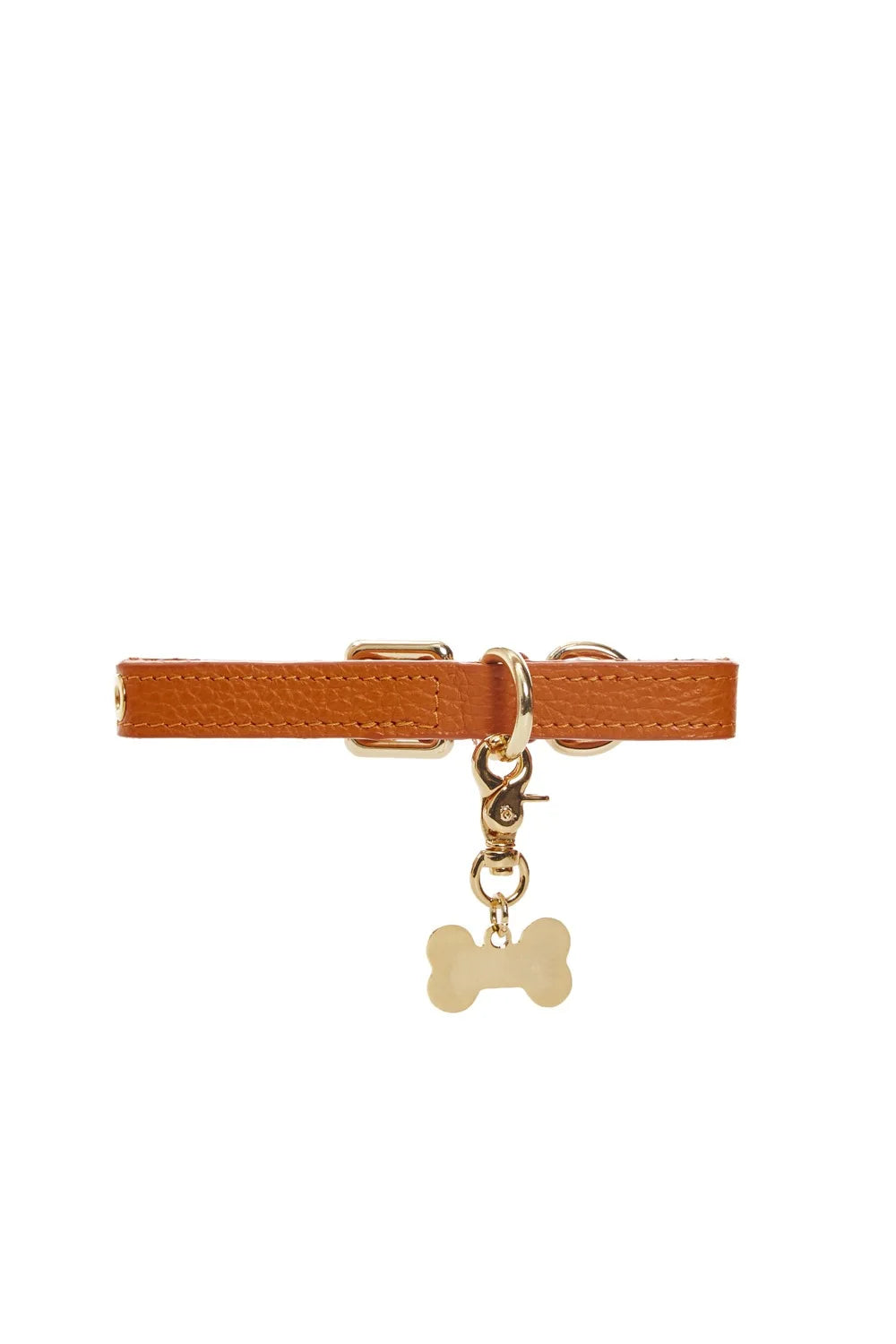 Leather collar "Dot"