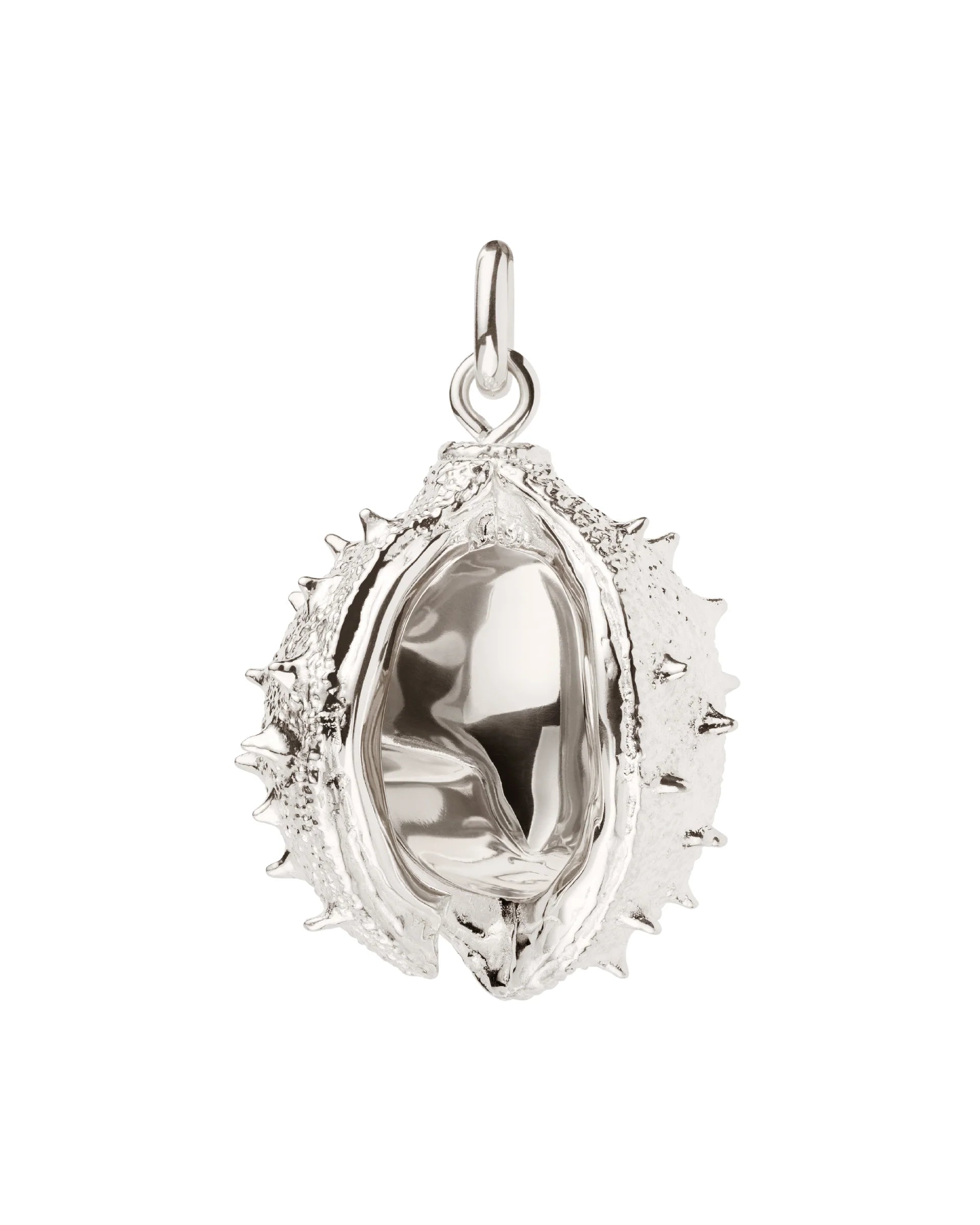K01s Chestnut pendant made of 925 silver / weight 31 g / diameter 30 mm