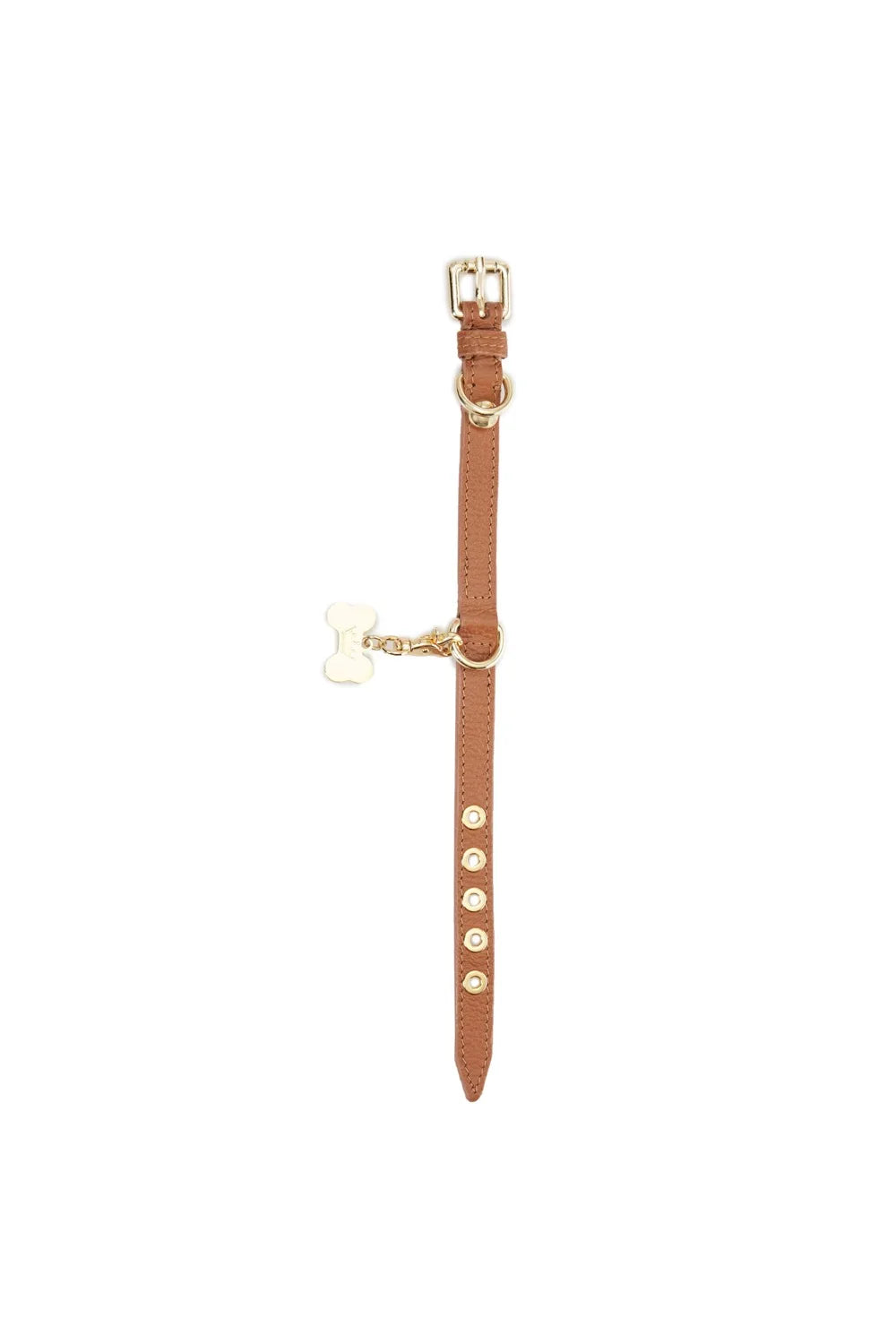 Leather collar "Dot"
