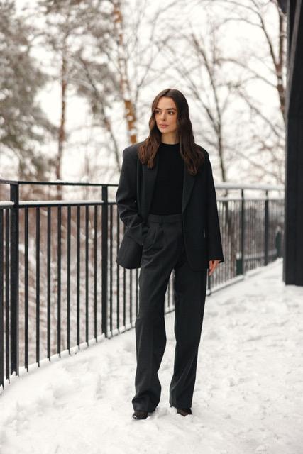 Брюки прямі