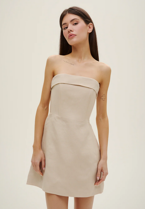 ALICE.K "Hailey" dress in beige