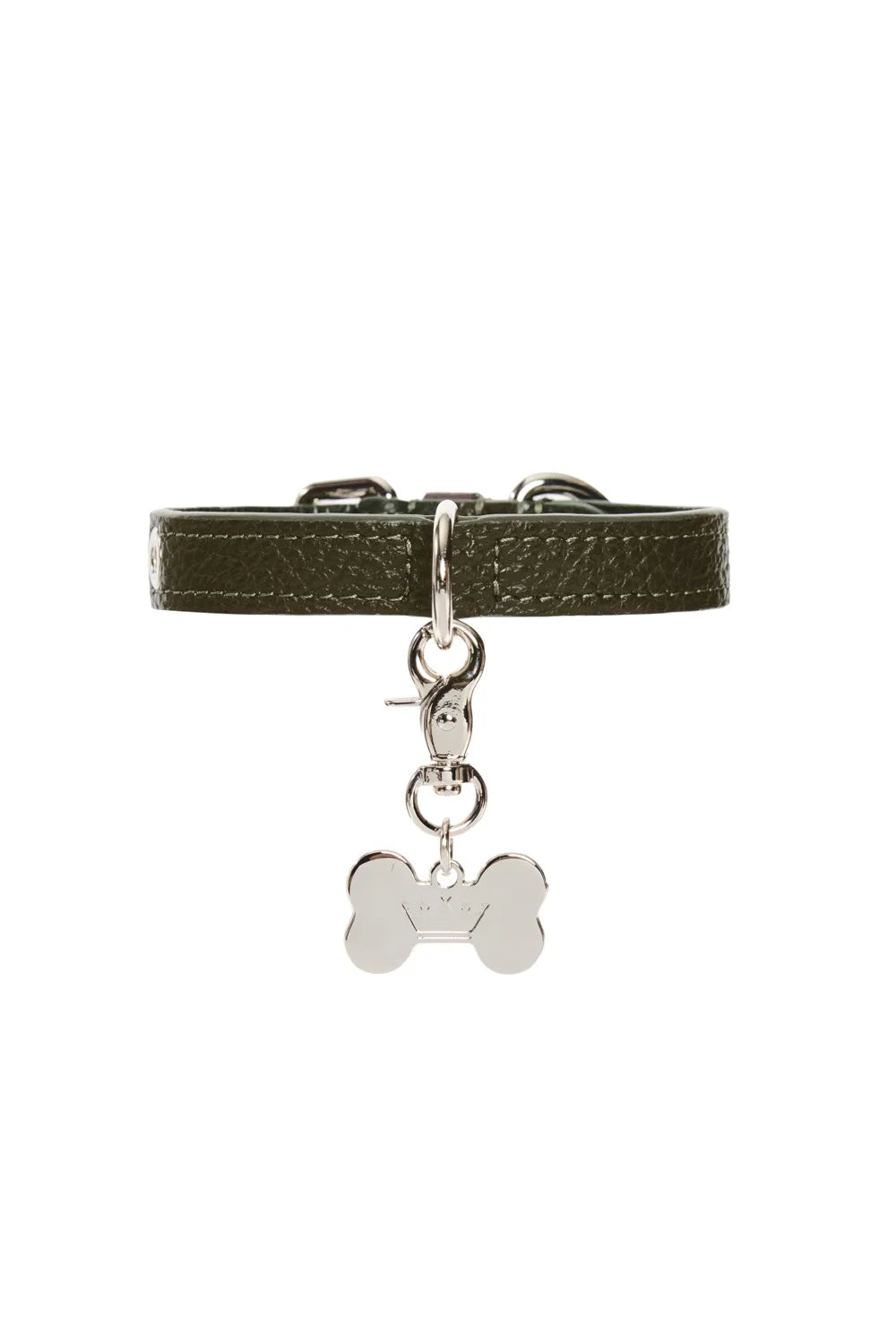Leather collar "Dot"