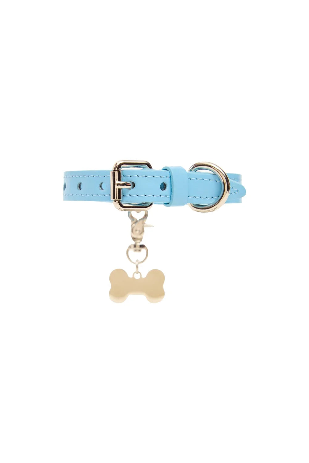 Leather collar "Dot"