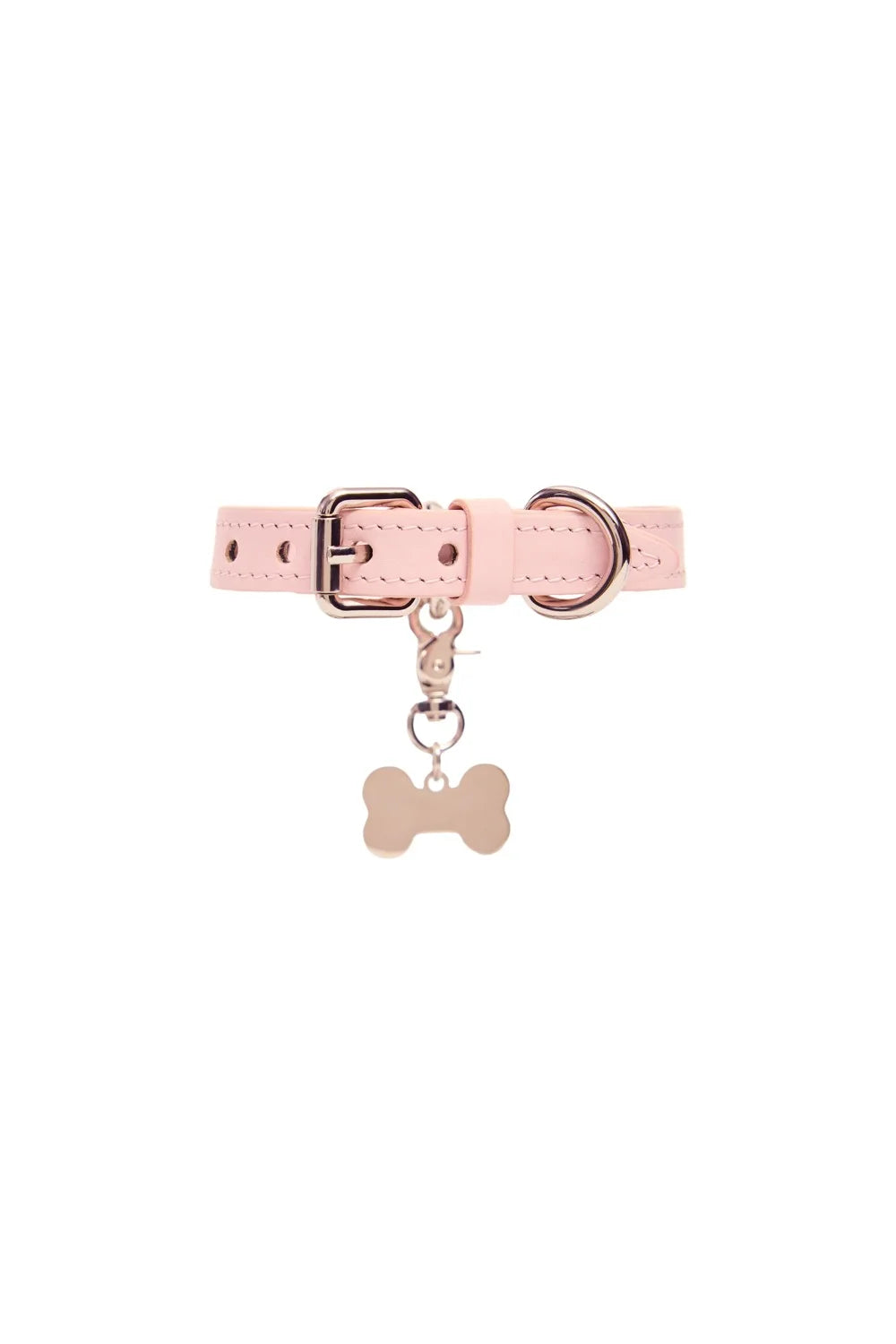 Leather collar "Dot"