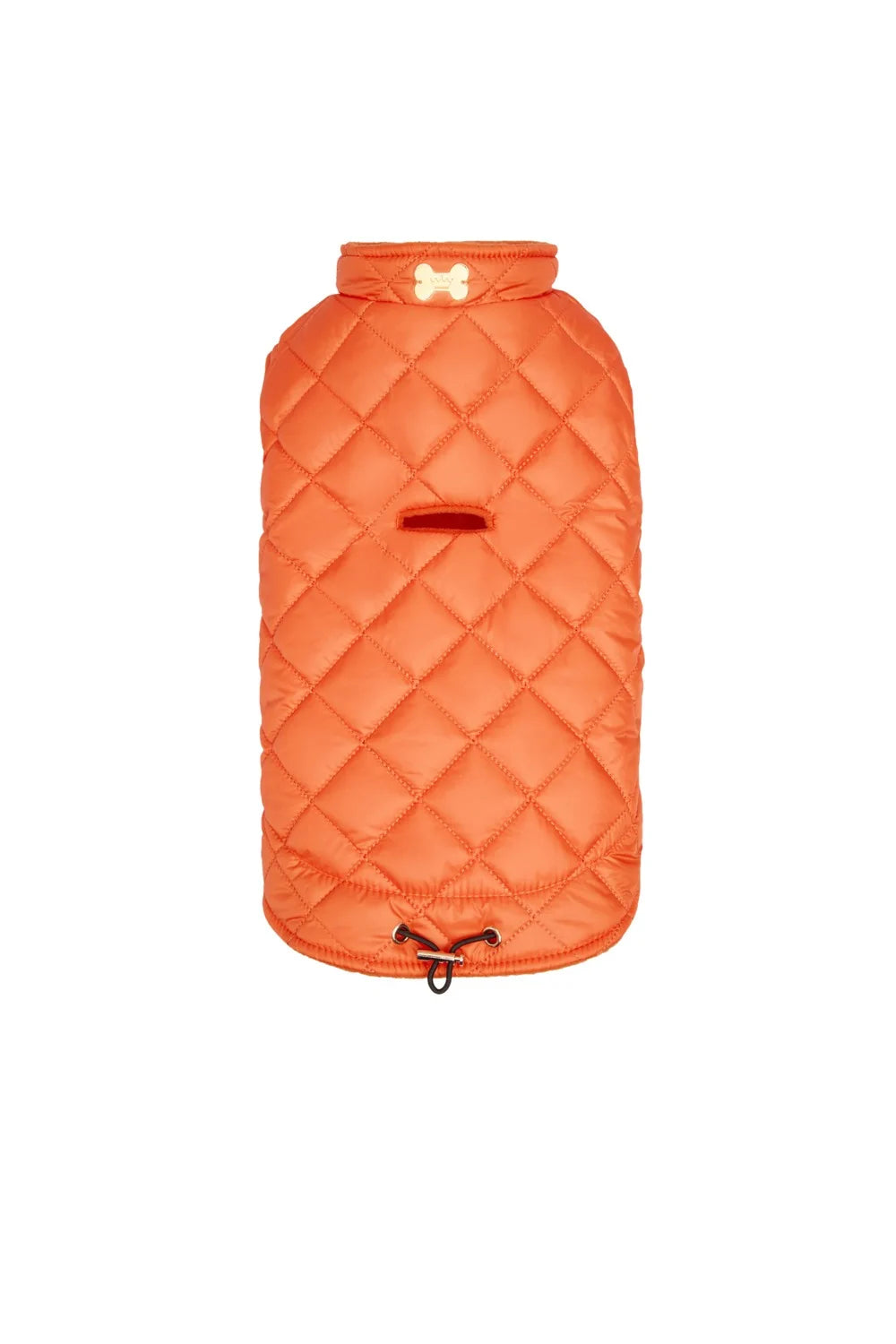 Quilted fleece vest with buttons