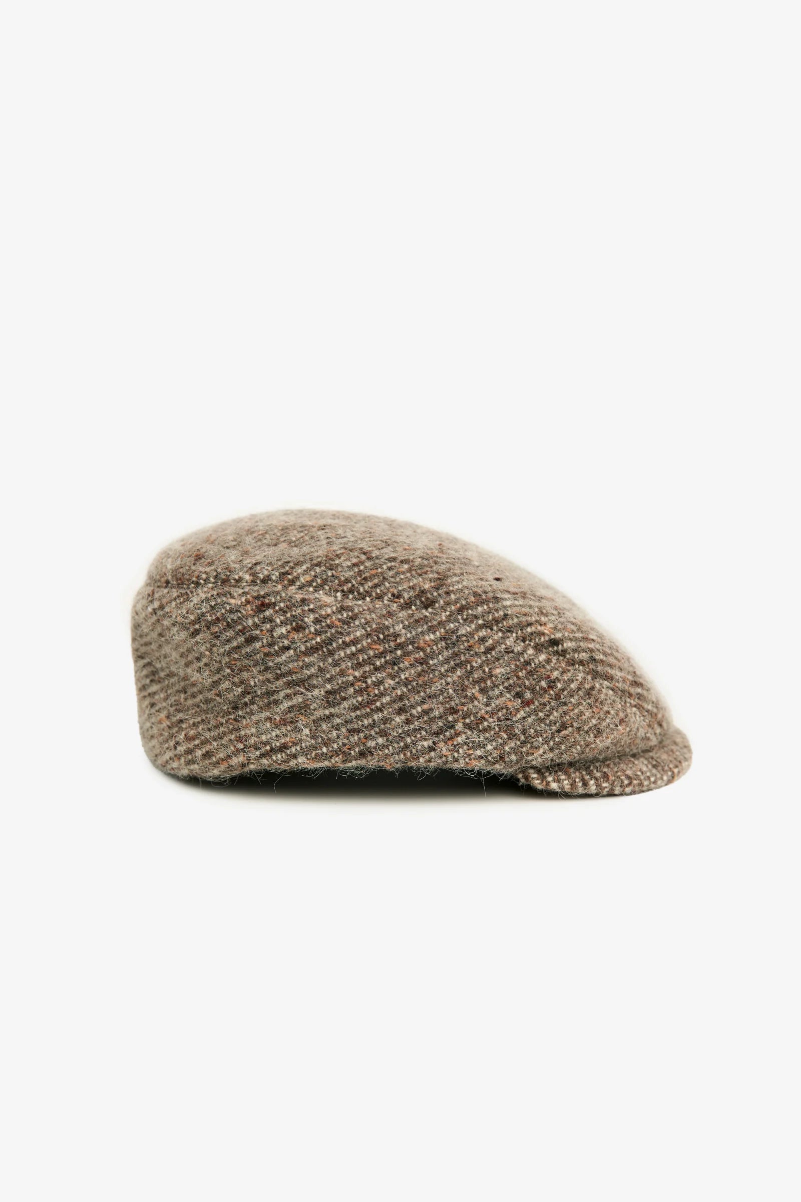Flat Wool Cap – Tweed