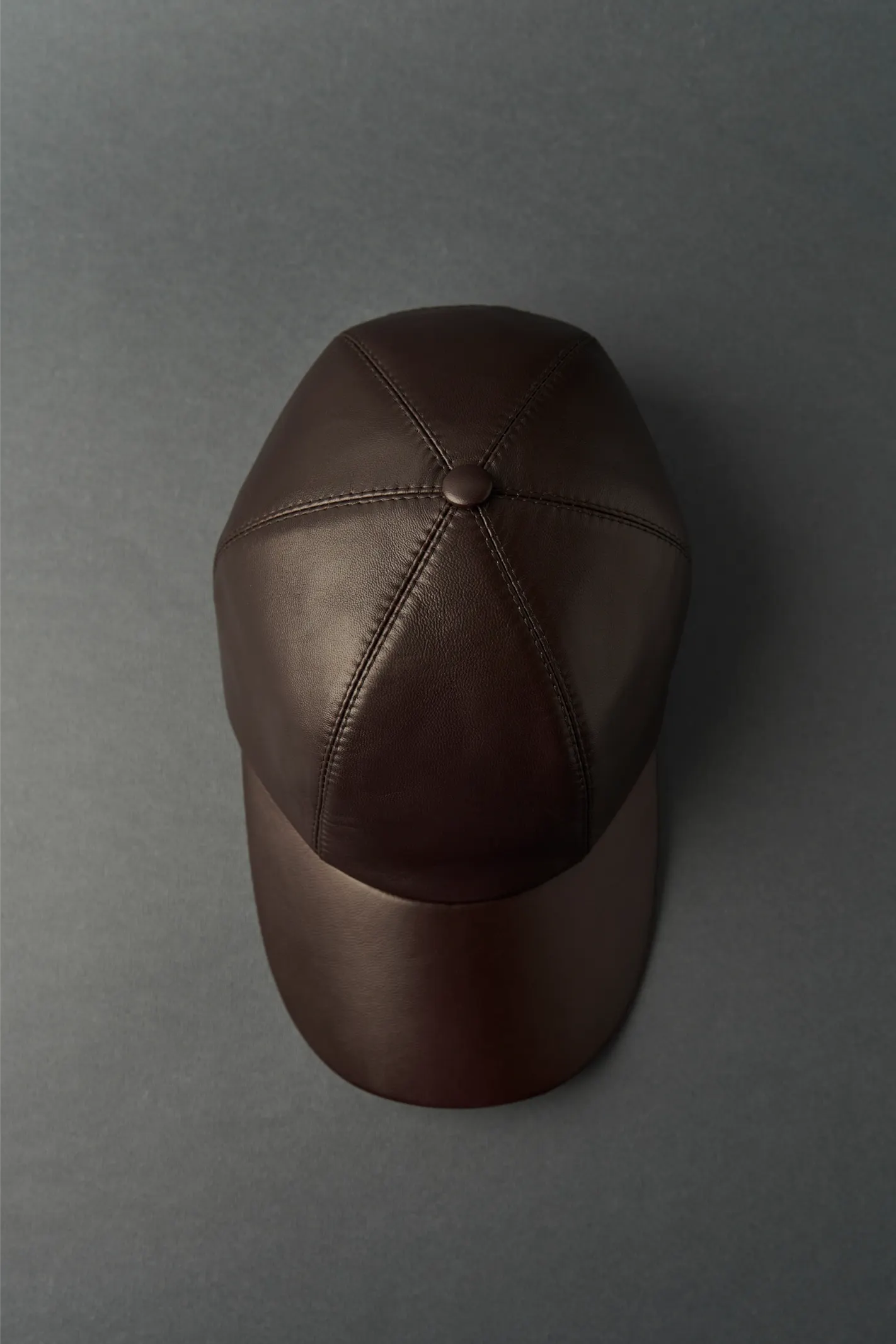 Leather cap