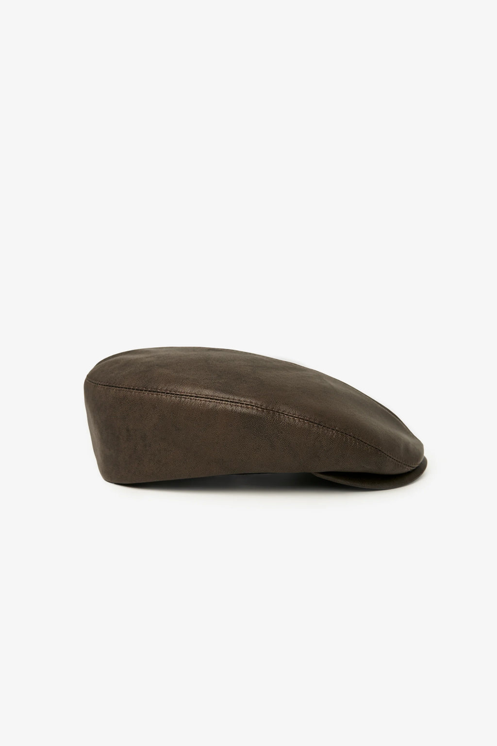 Flat Hat Leather Vintage cap
