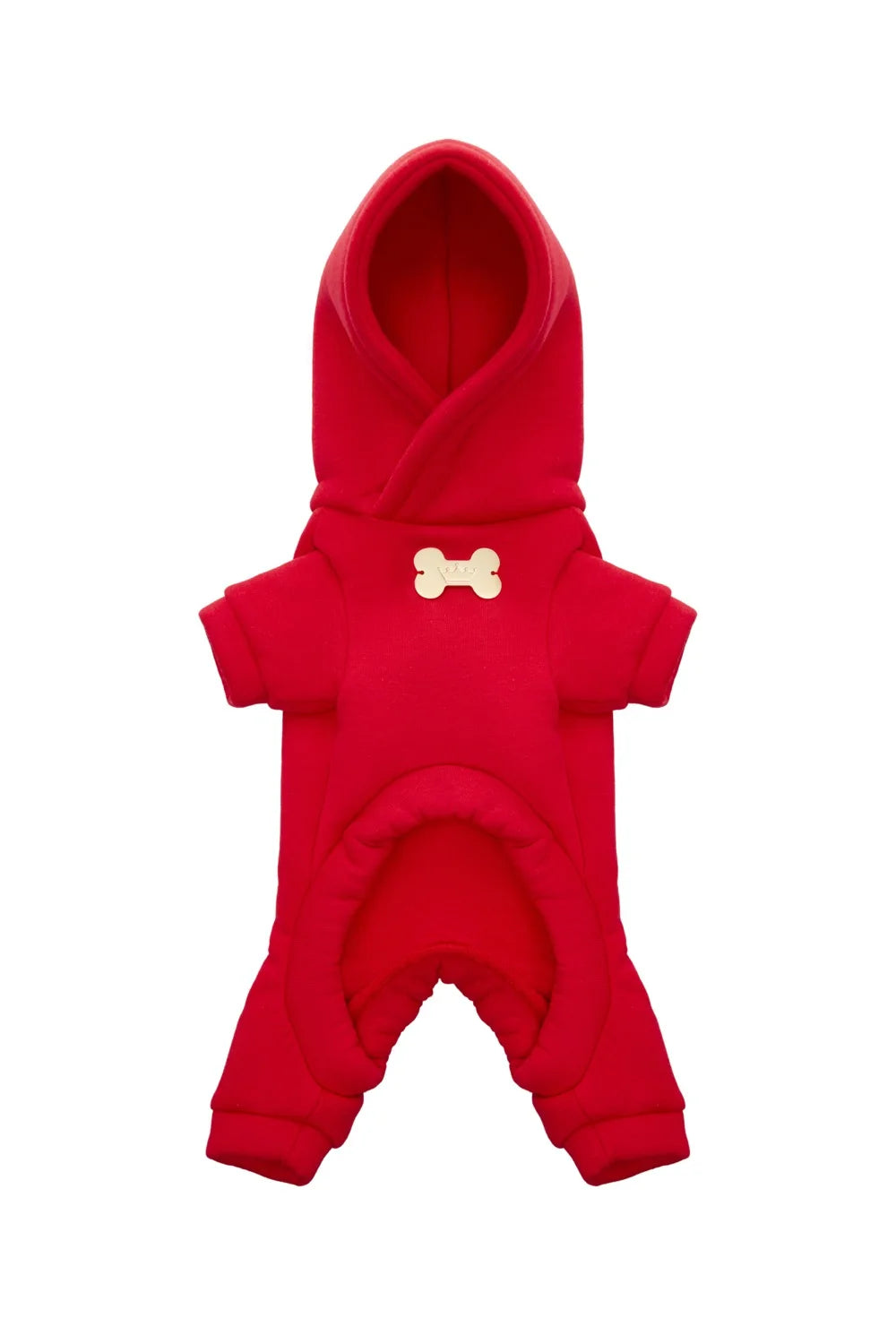 Hooded jumpsuit for 4 paws