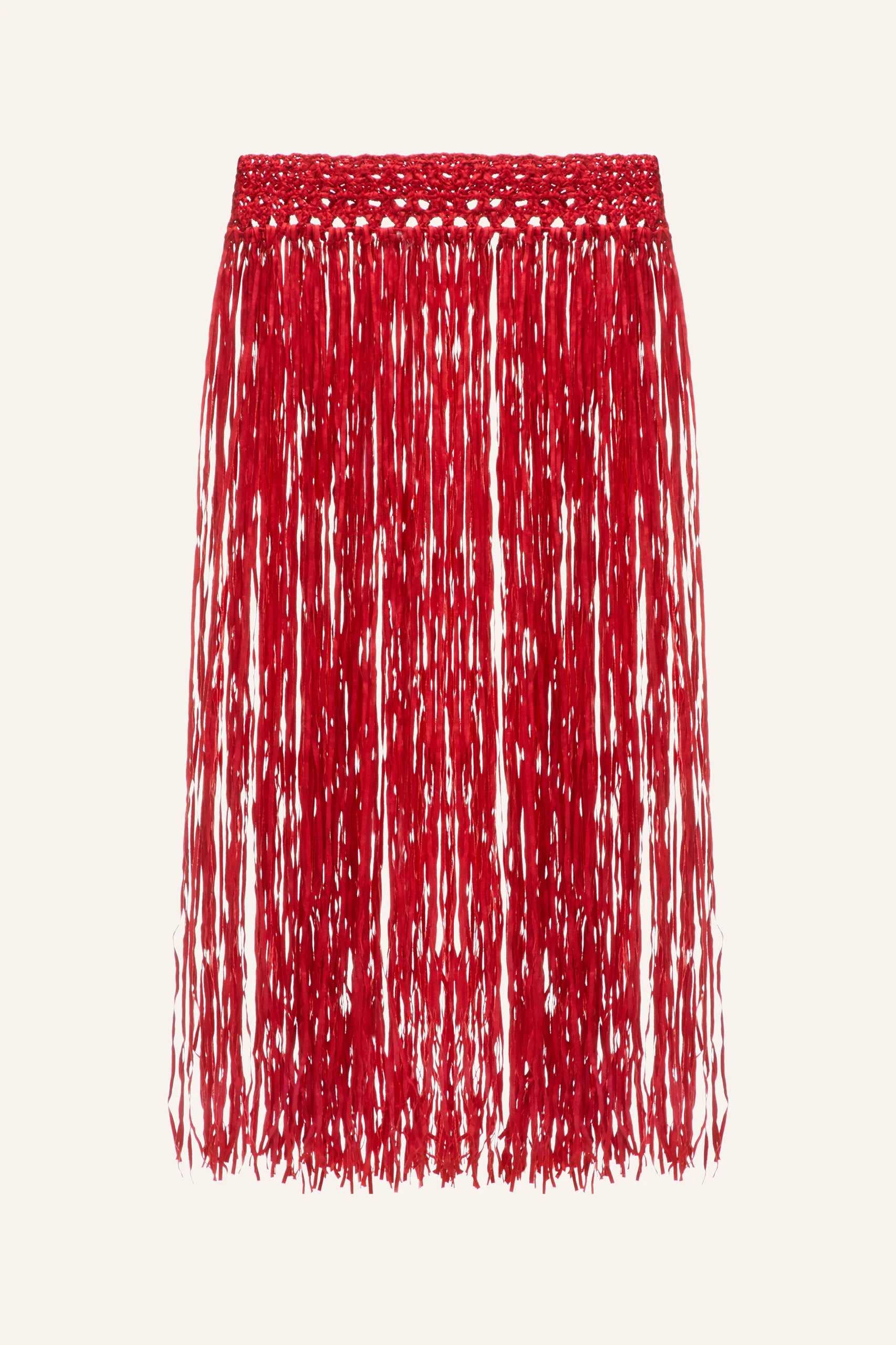 Handmade knitted belt