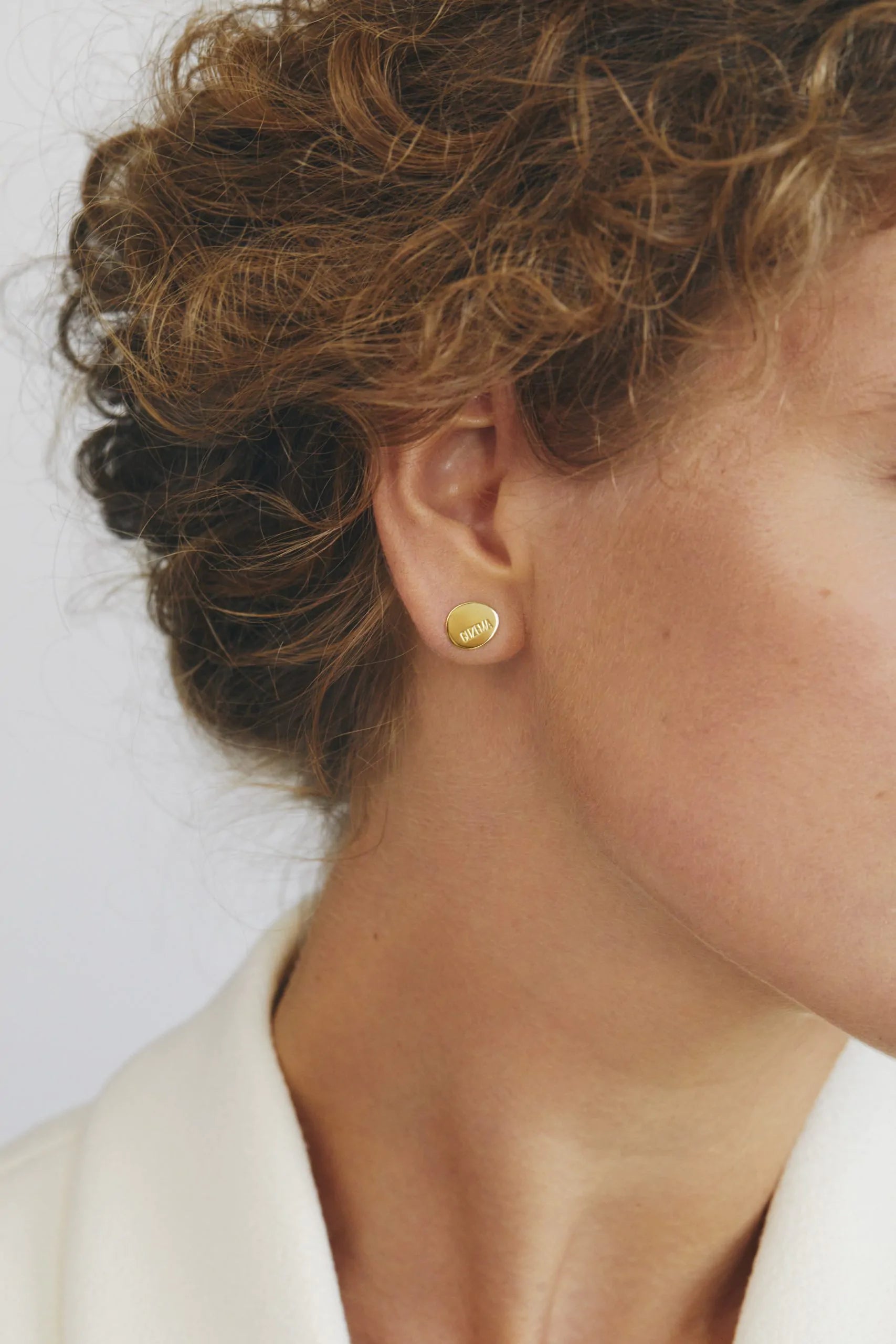 Small earrings The best way to say 'I LOVE YOU', white gold