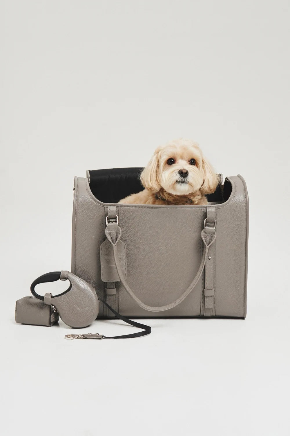 Leather airline carry-on bag "Avia-carrier"