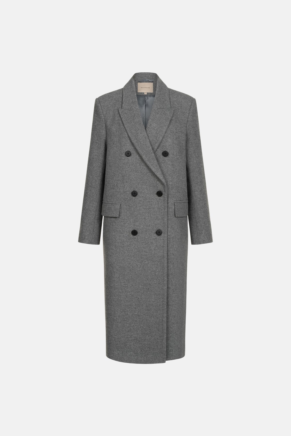 Пальто двобортне прямого крою - фото 6