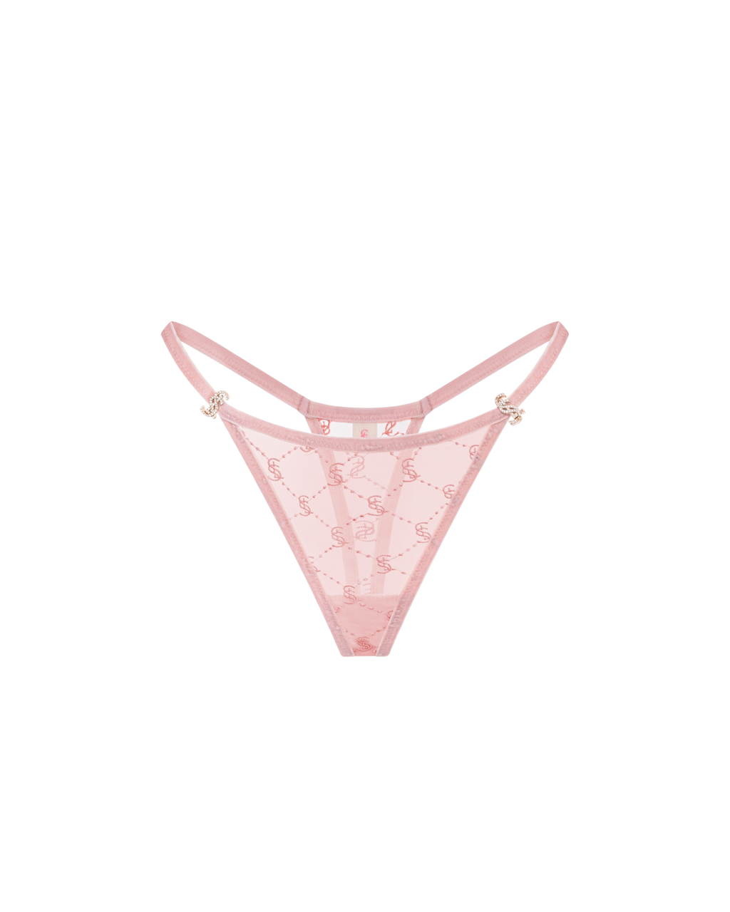 SHEER LACE THONGS - фото 13