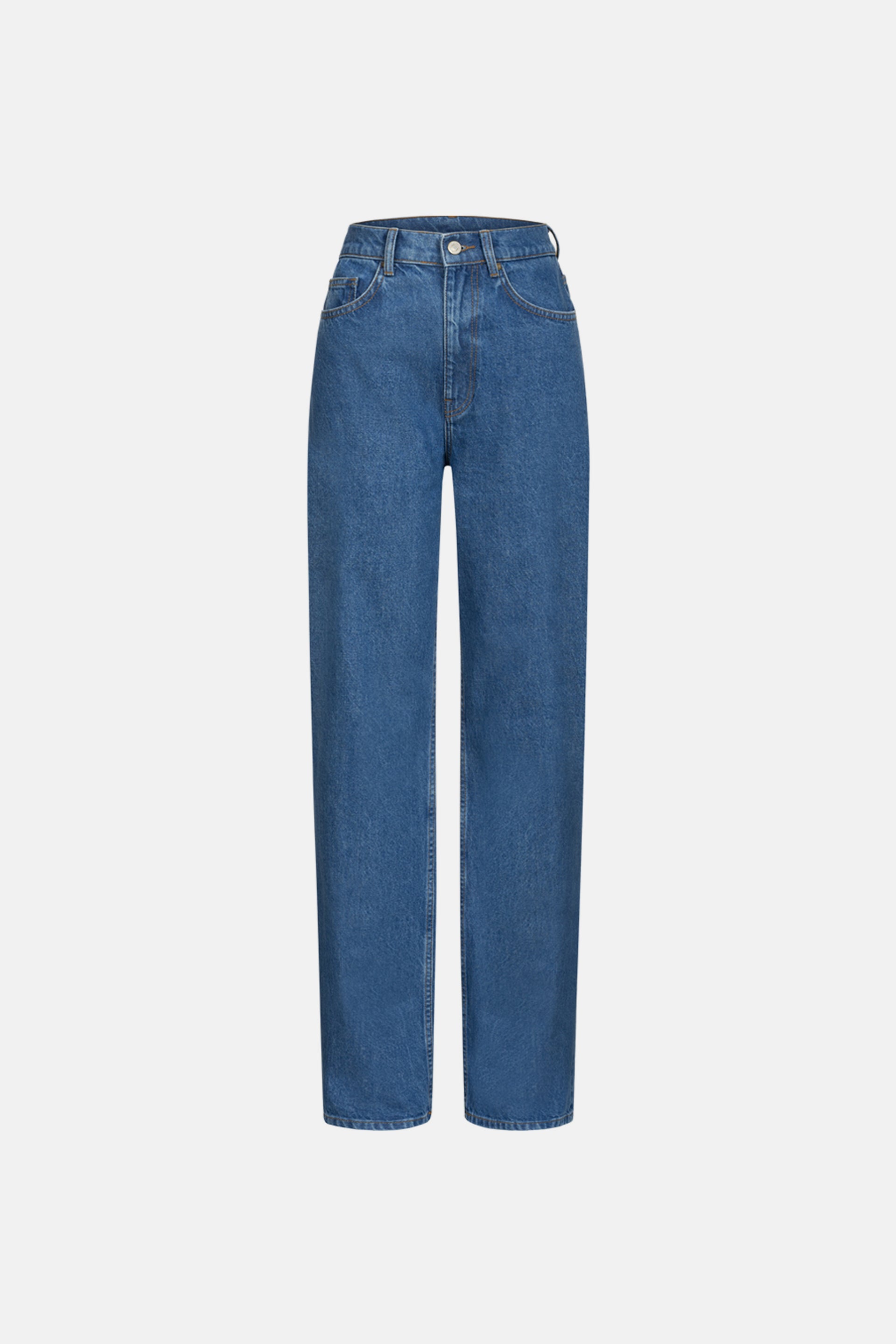 Straight-leg jeans