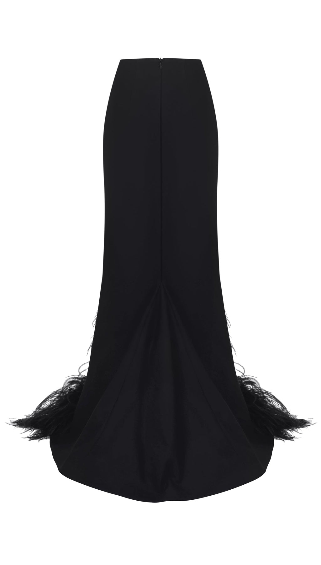 Swan maxi skirt in black