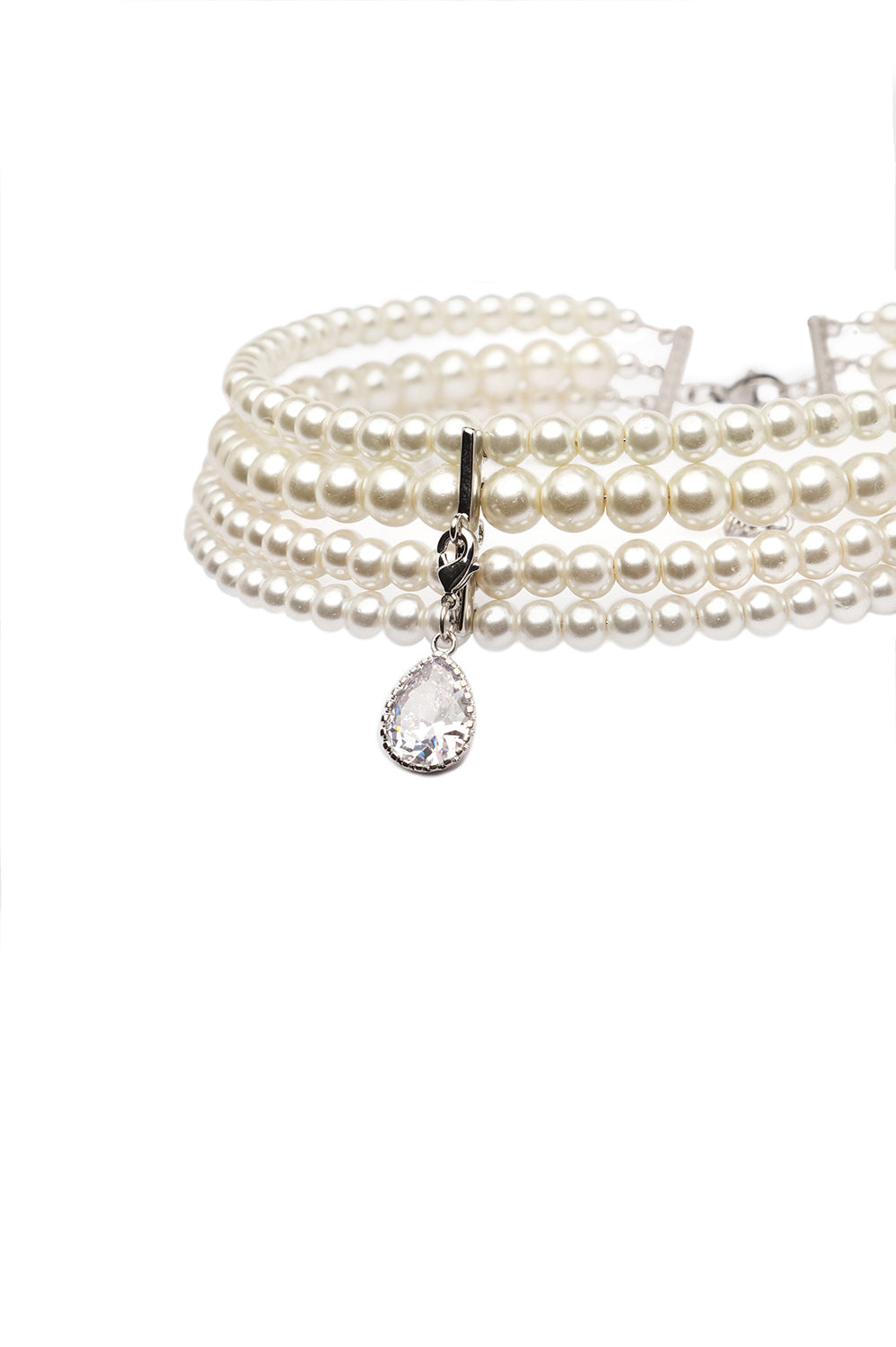 "PARIS" CERAMIC BEADS CHOKER WITH DROP PENDANT - фото 12