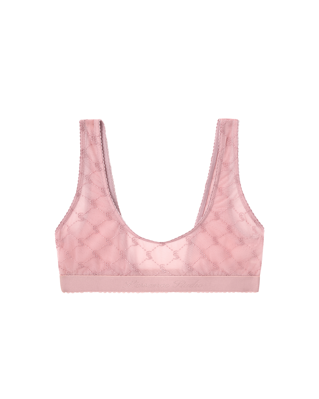 EMBROIDERED LACE SCOOP BRALETTE - фото 11