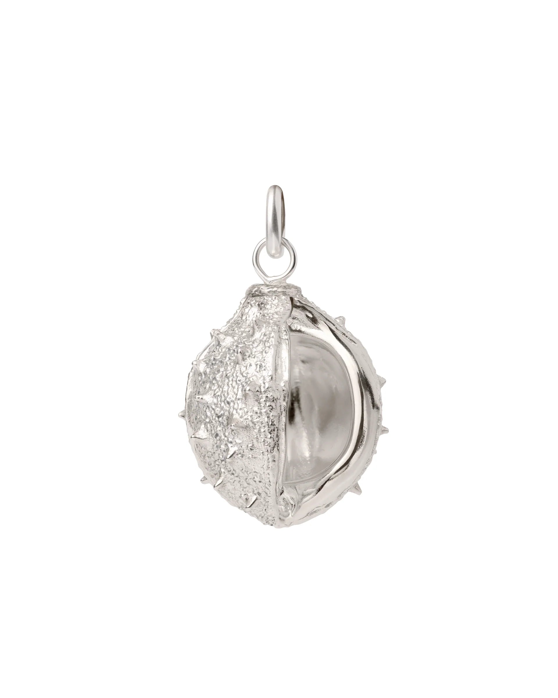 K23s Chestnut pendant made of 925 silver / weight 8.90 g / diameter 20 mm