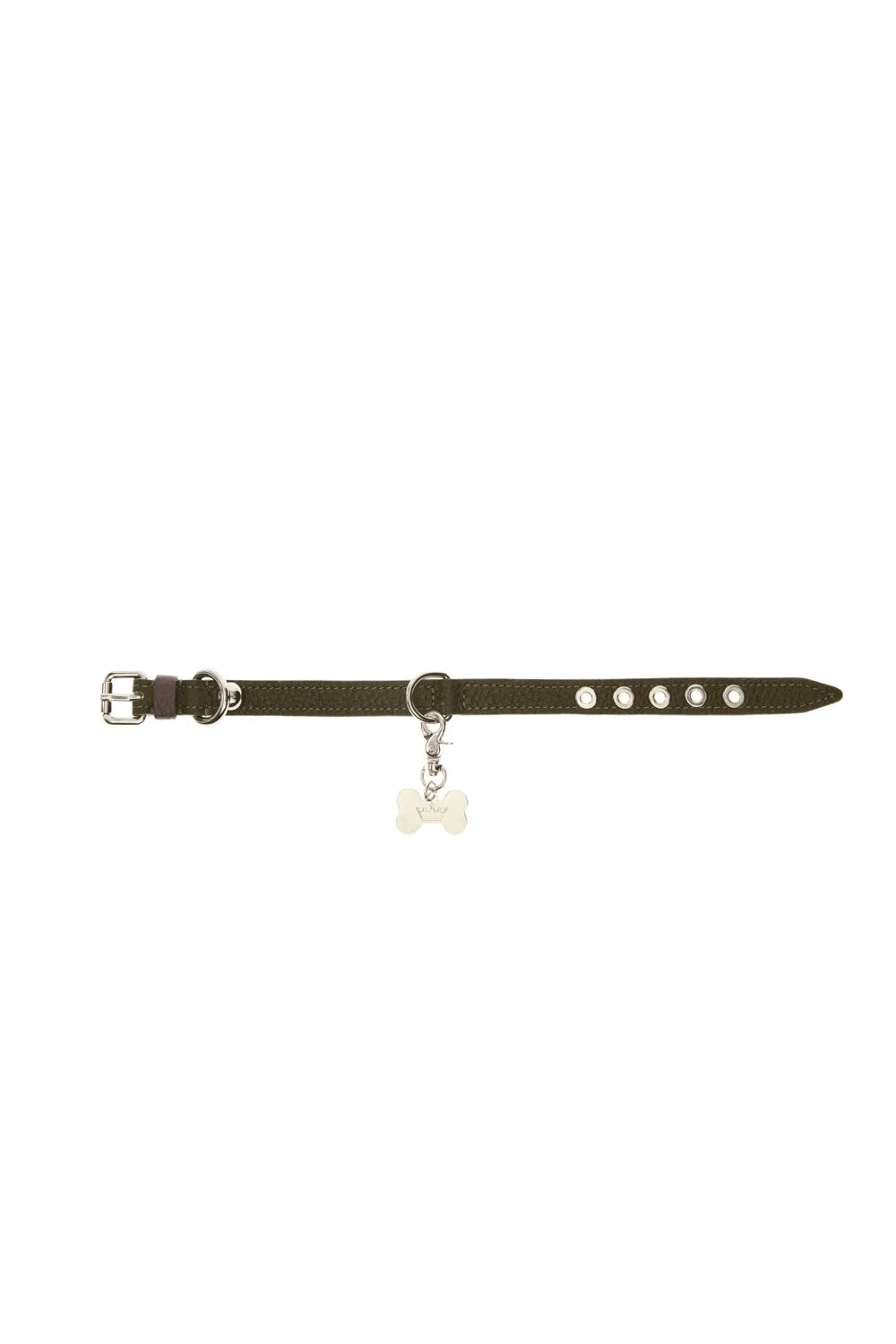 Leather collar "Dot"