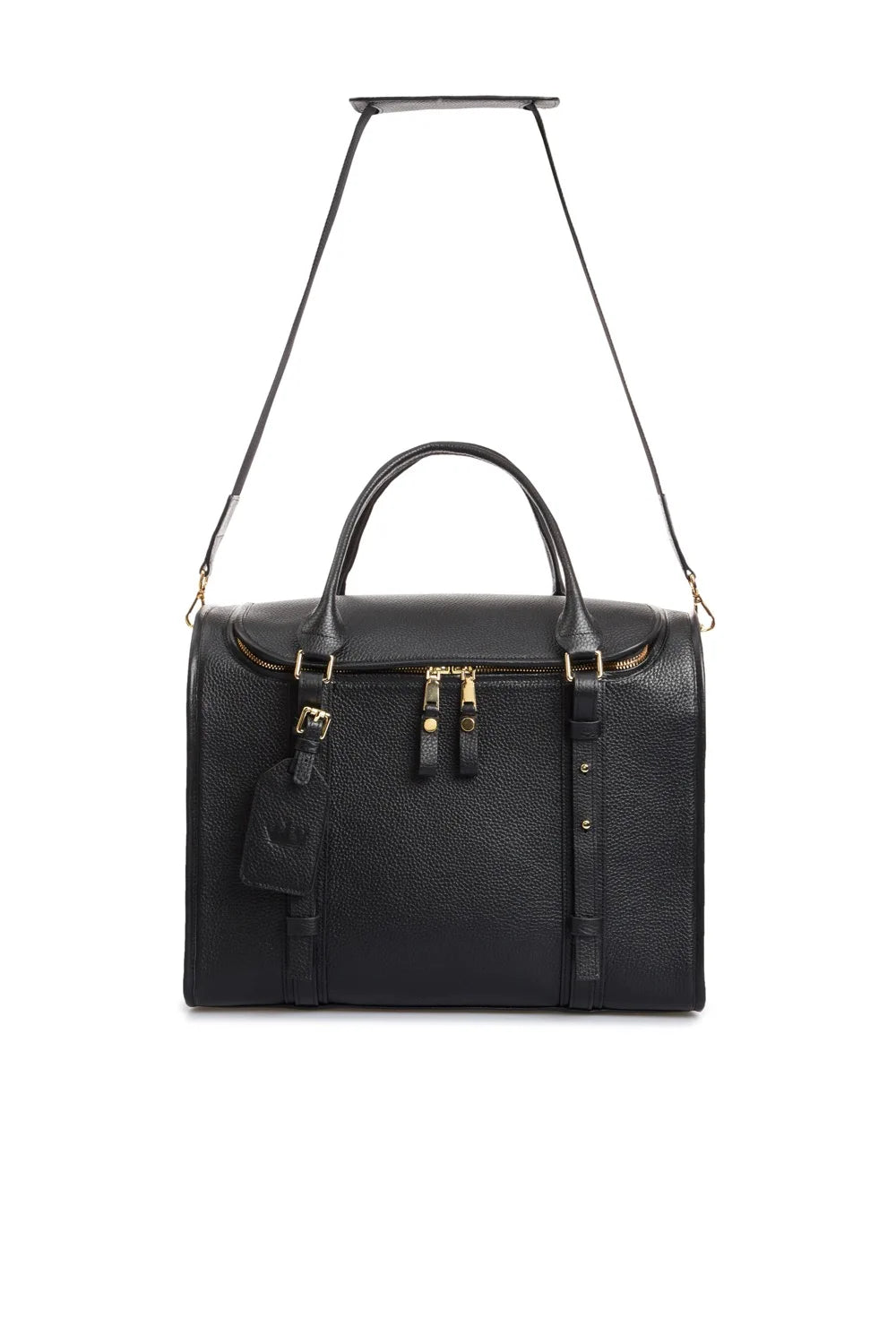 Leather airline carry-on bag "Avia-carrier"