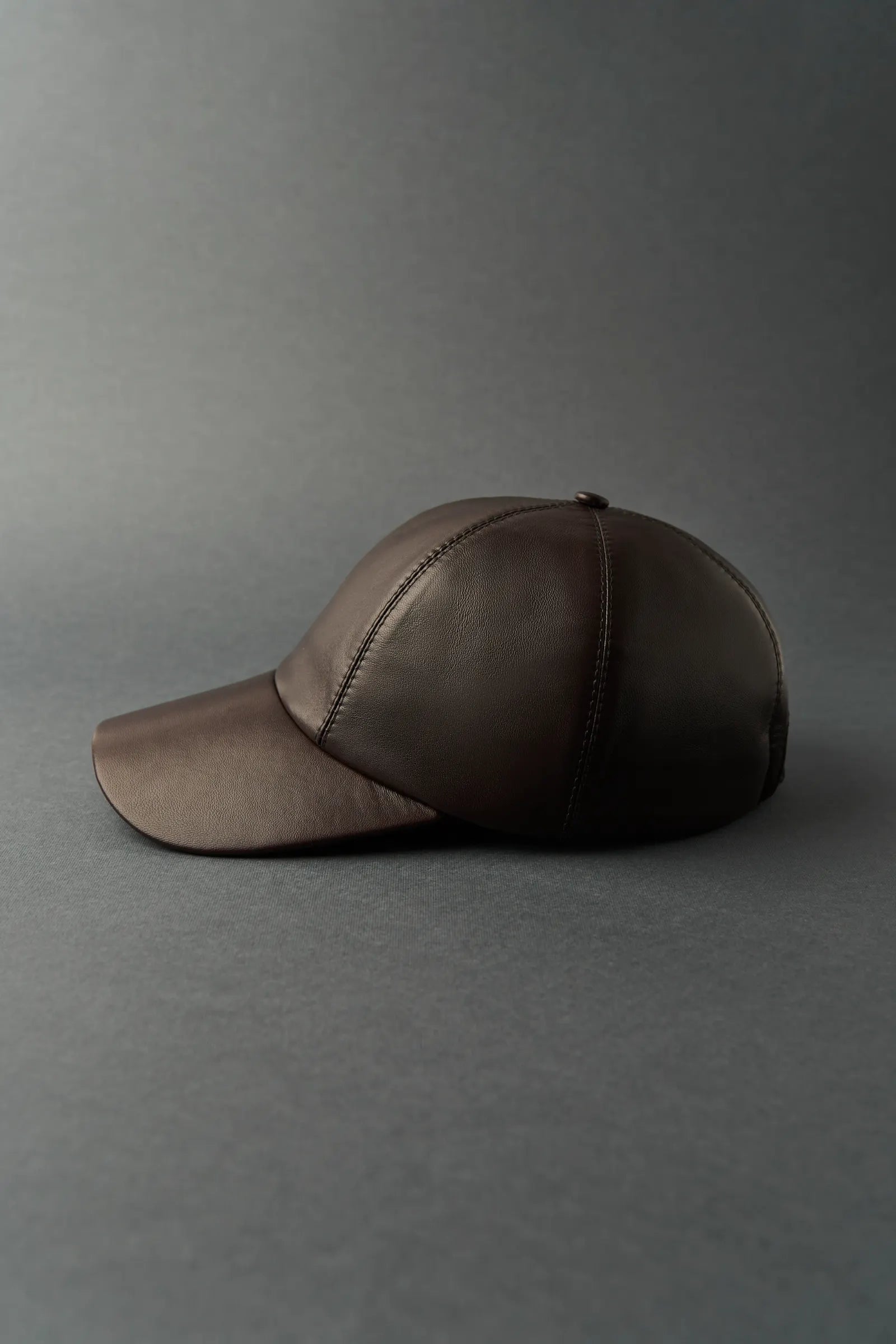 Leather cap
