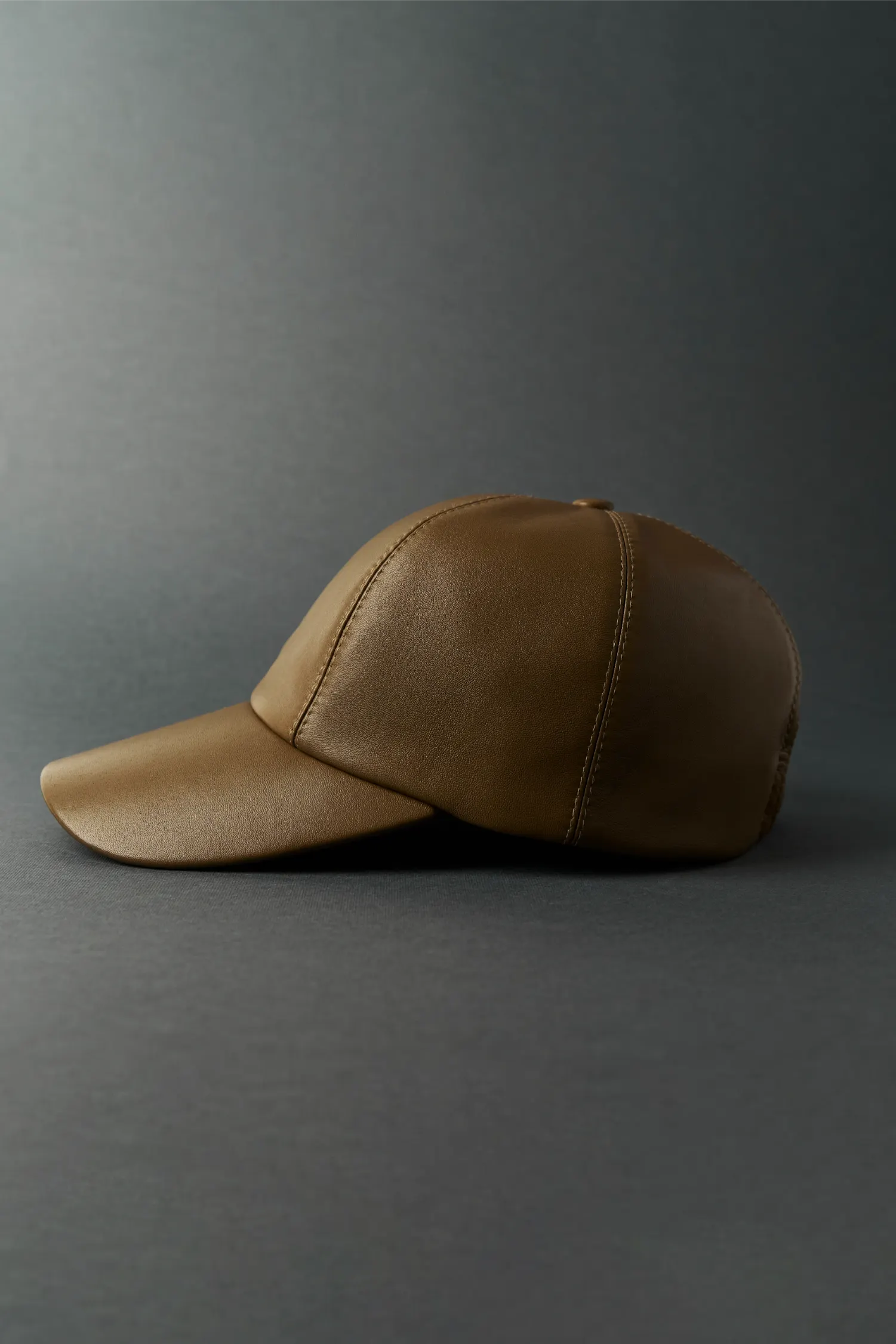 Leather cap