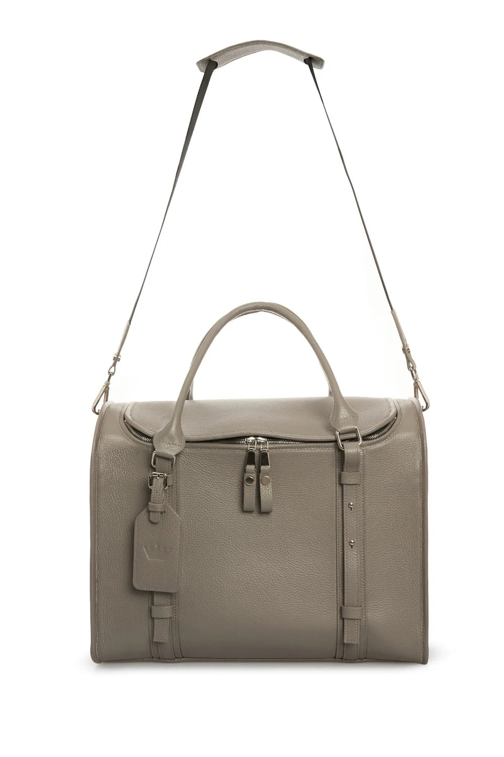 Leather airline carry-on bag "Avia-carrier"