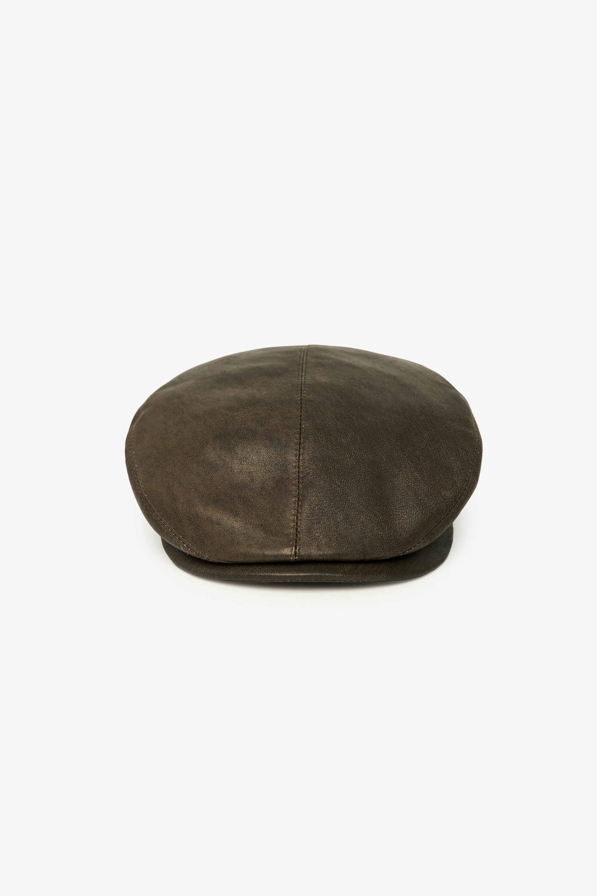 Flat Hat Leather Vintage cap