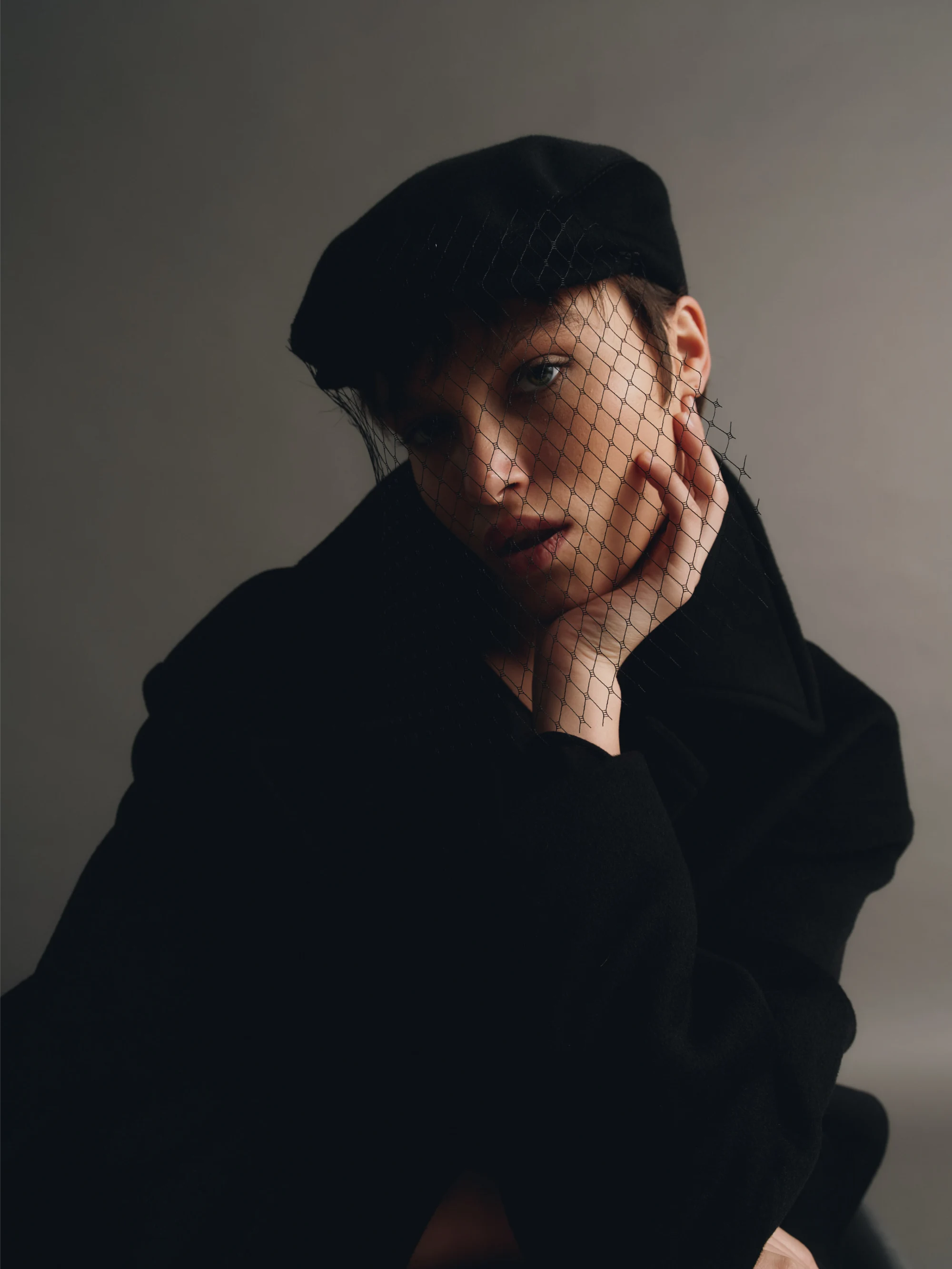 Flat Hat Cashmere Cap 