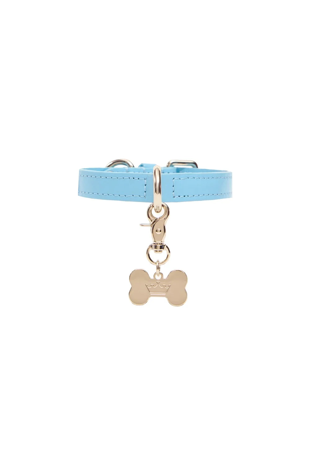 Leather collar "Dot"