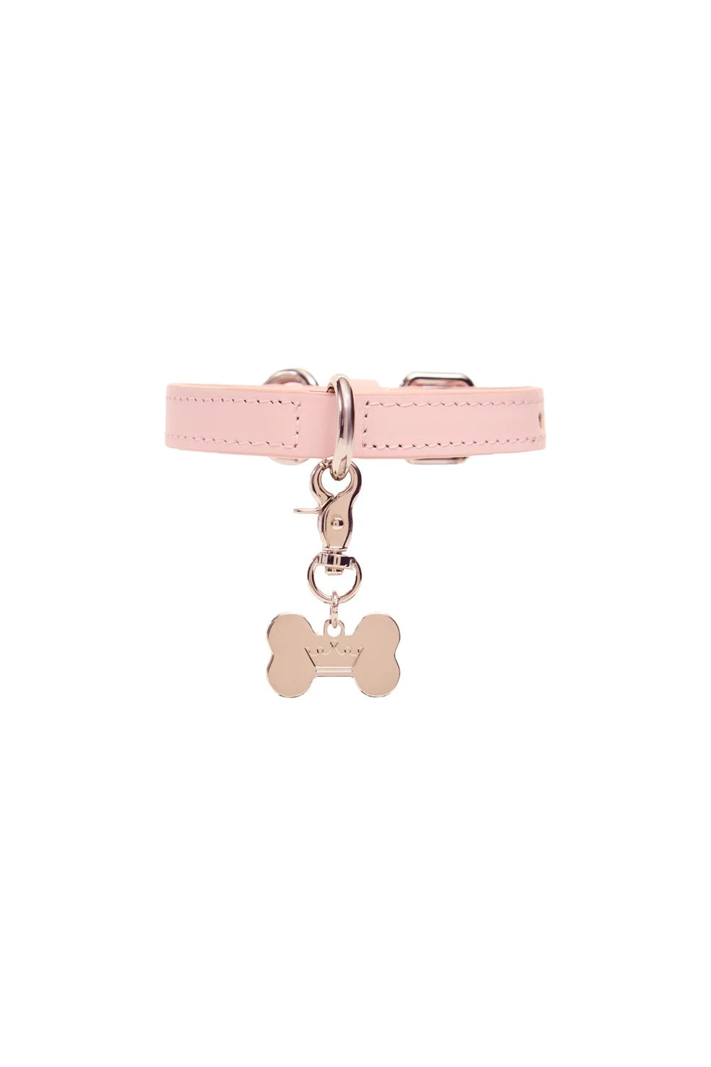 Leather collar "Dot"