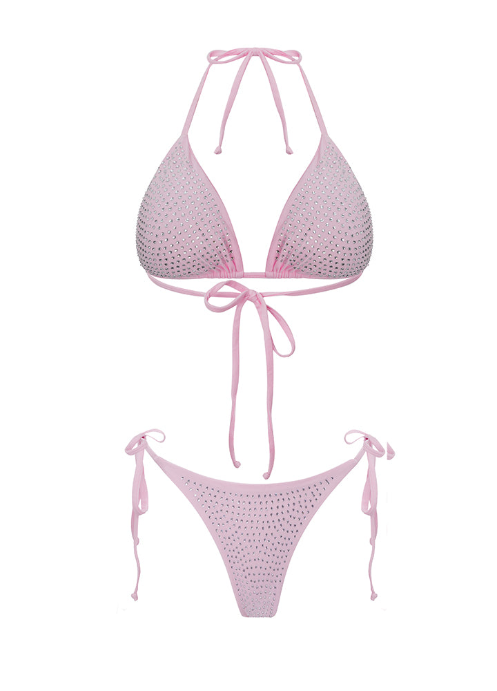 ZIGZAG Classic two-piece swimsuit burgundy