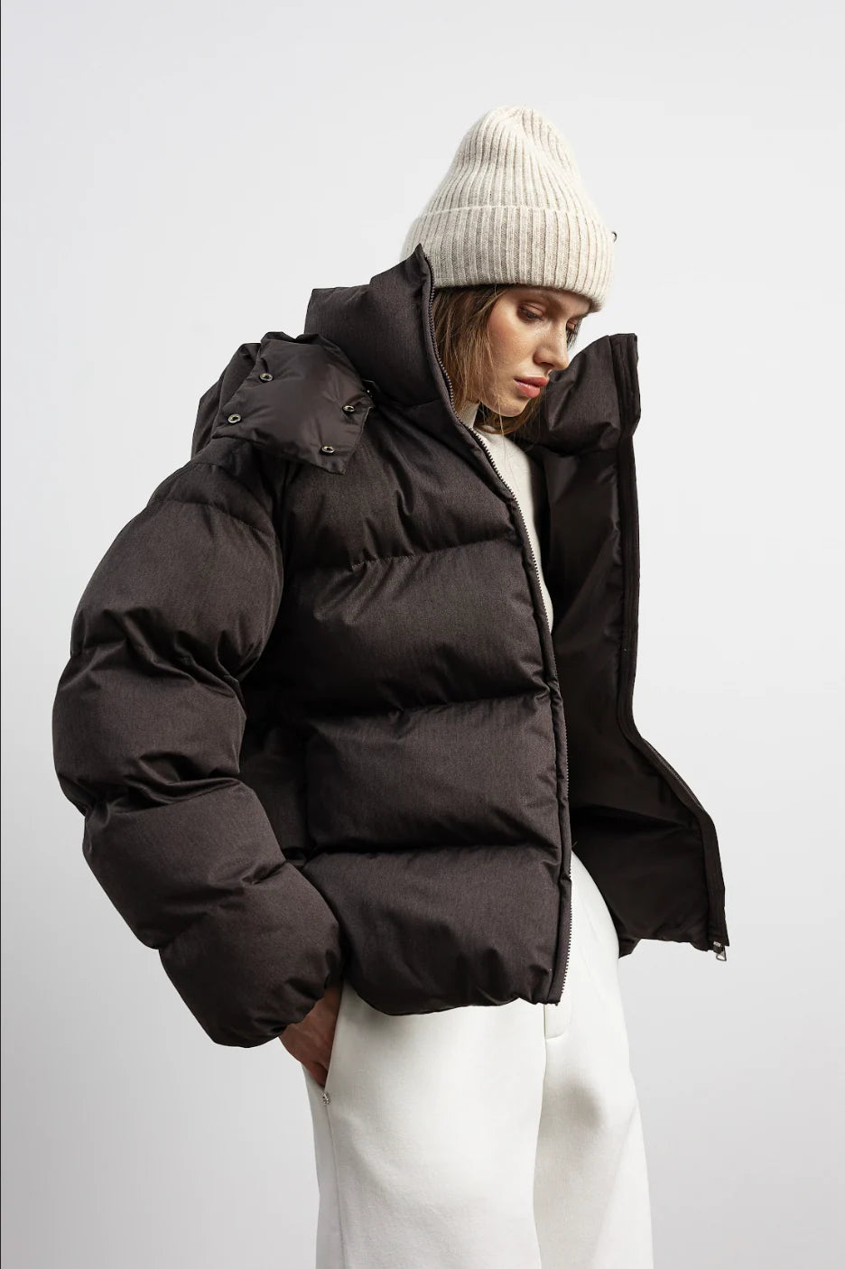 Пуховик EMBER шоколад