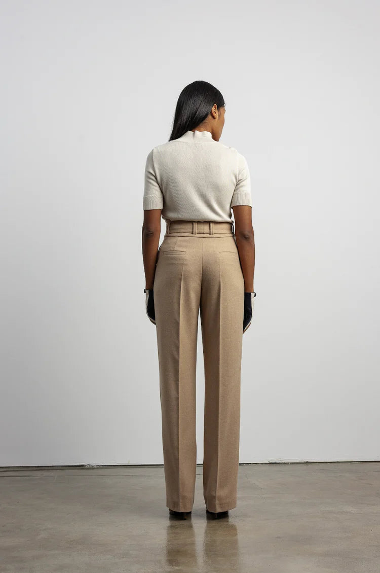 Брюки теплі в кольорі CAMEL PUFF