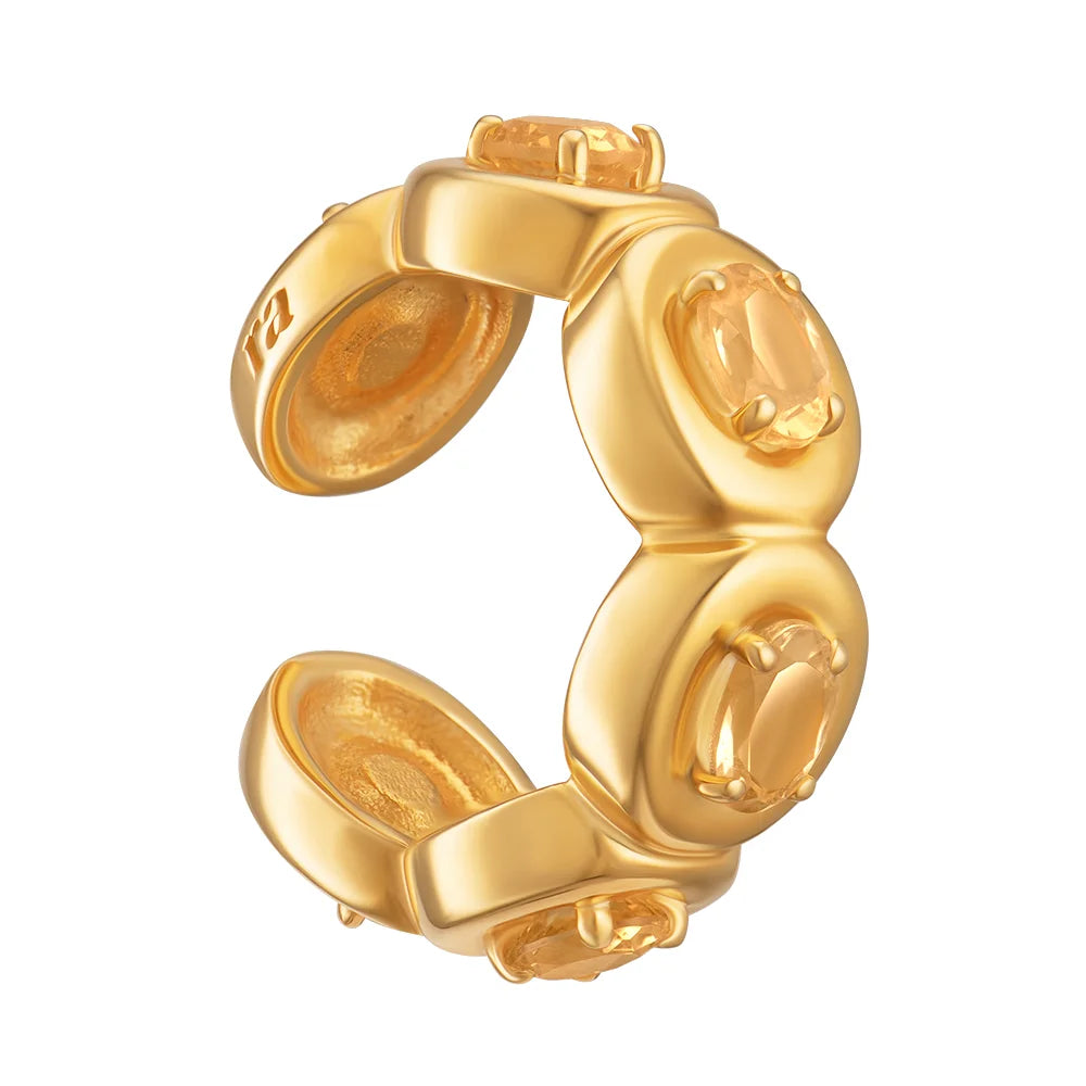 Cuff \ Ring Splash Yellow