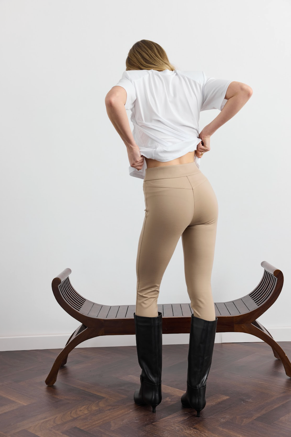 Брюки High Waist Slim - фото 4