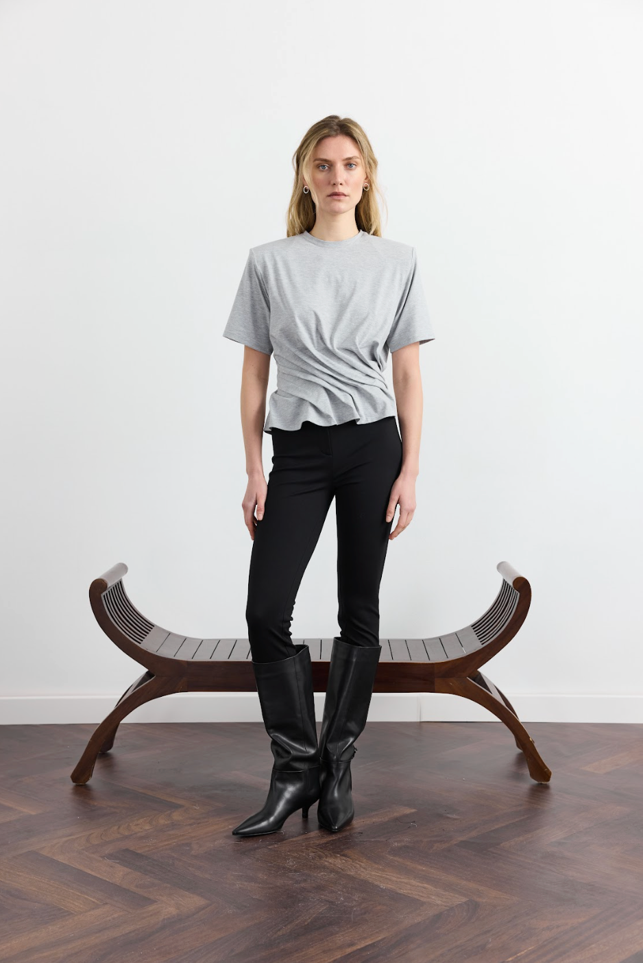 Брюки High Waist Slim - фото 7