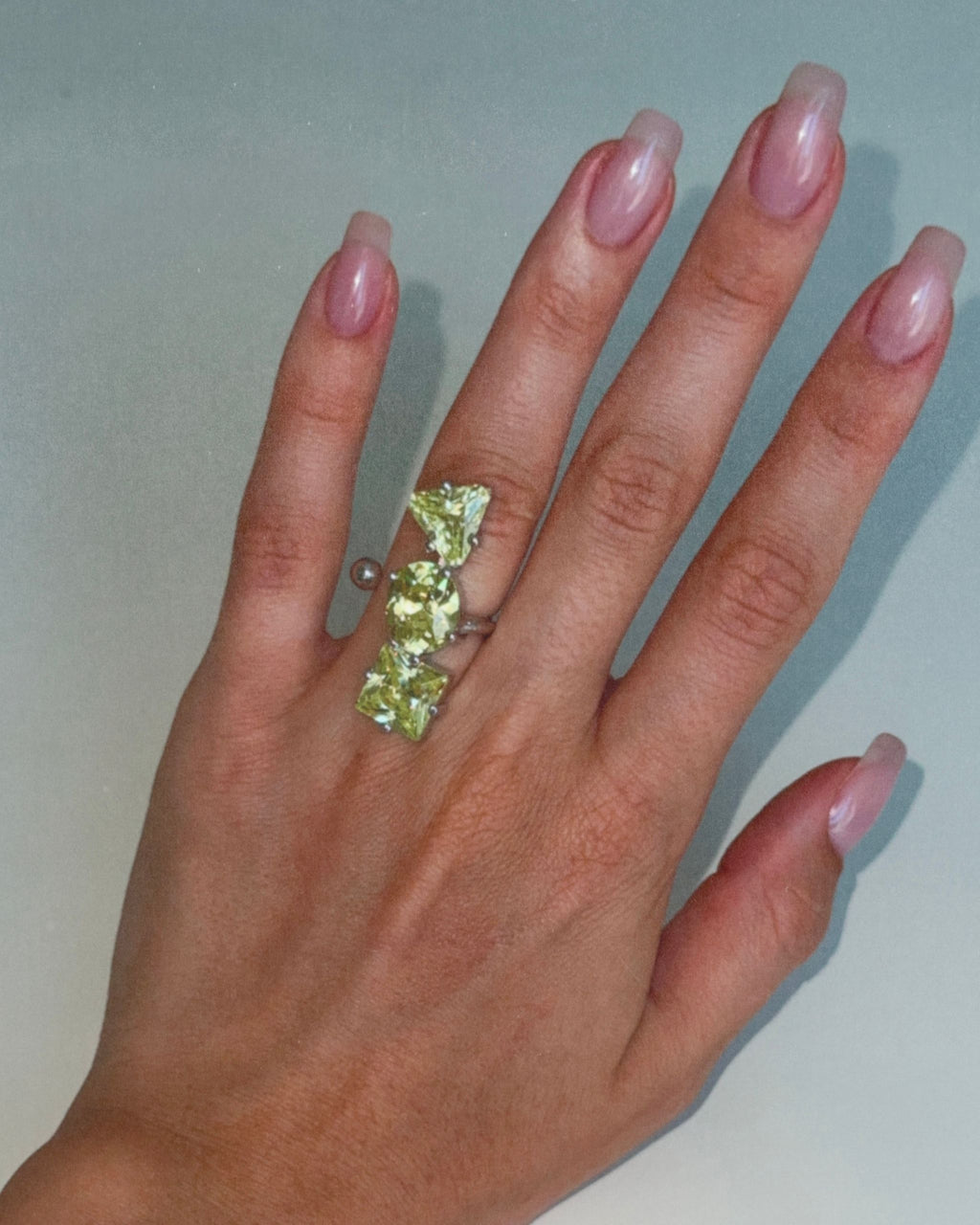 "TRILOGY LIME" RING - фото 4