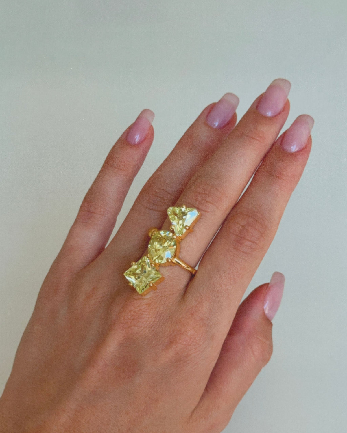 "TRILOGY LIME" RING - фото 7