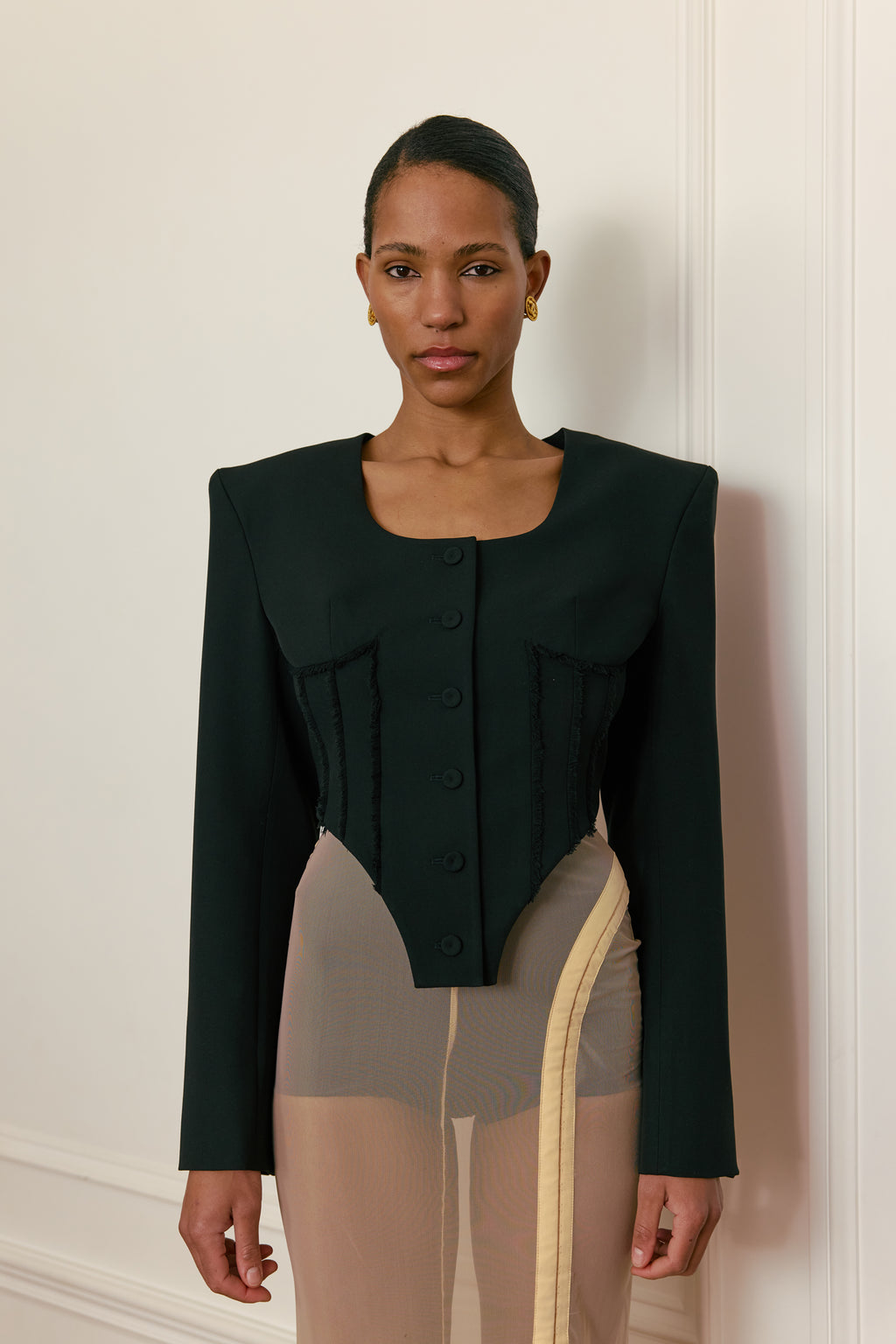 Corset cotton jacket