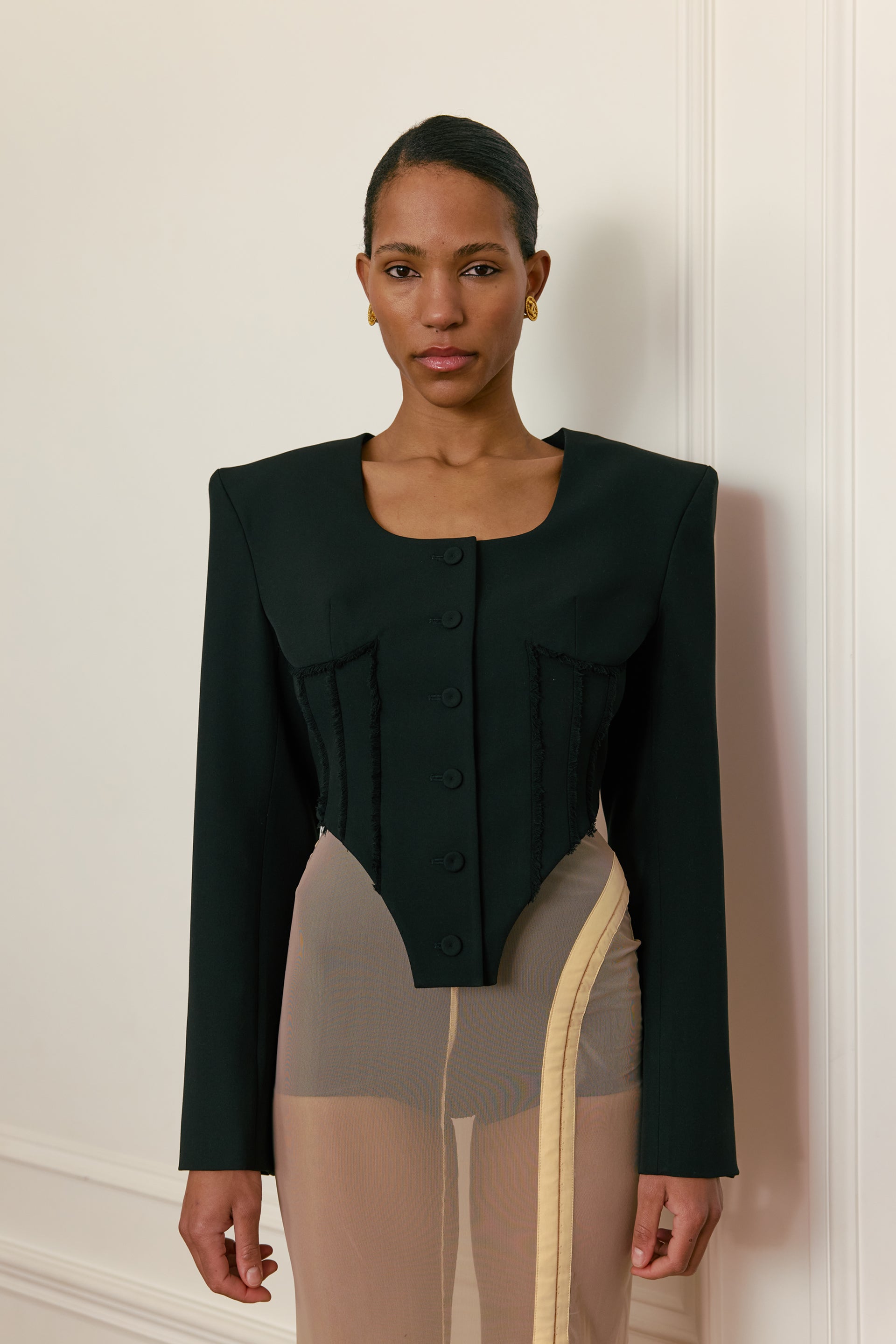 Corset cotton jacket