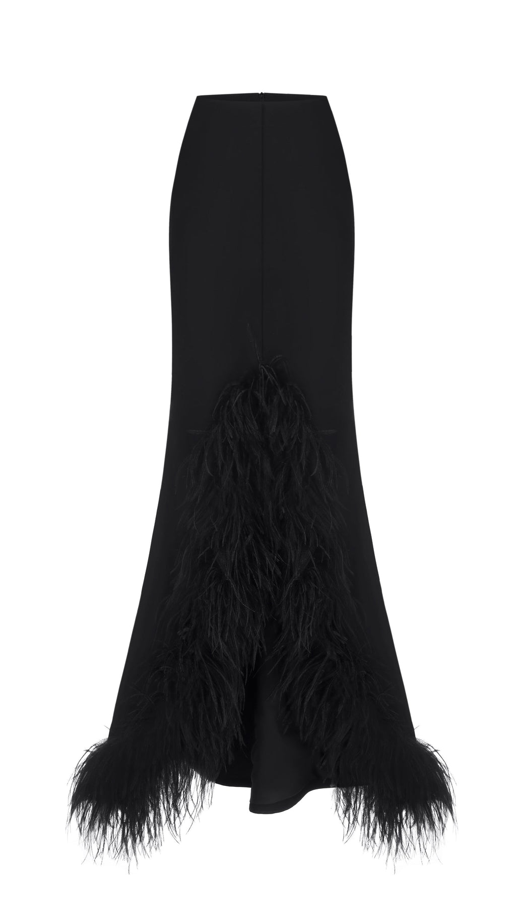 Swan maxi skirt in black