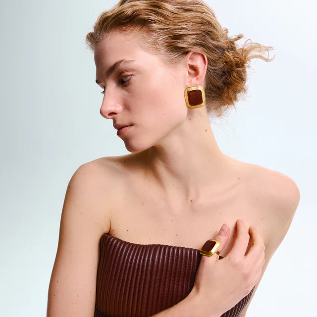Earrings Chestnut