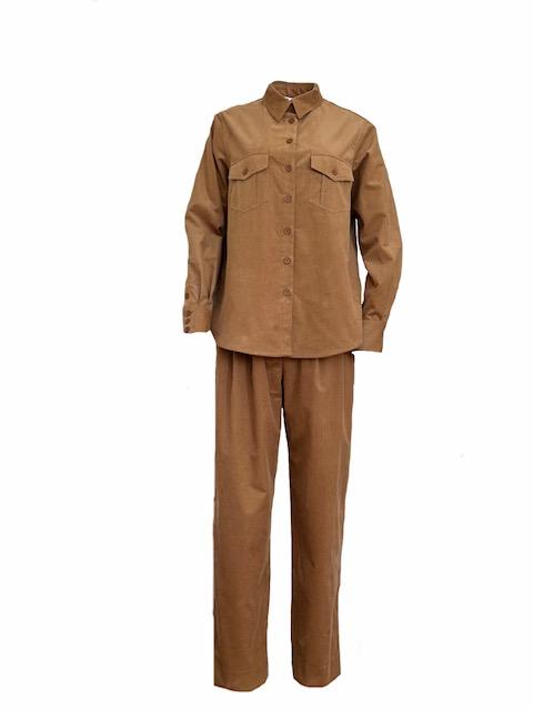 Брюки Grandpa коричневі