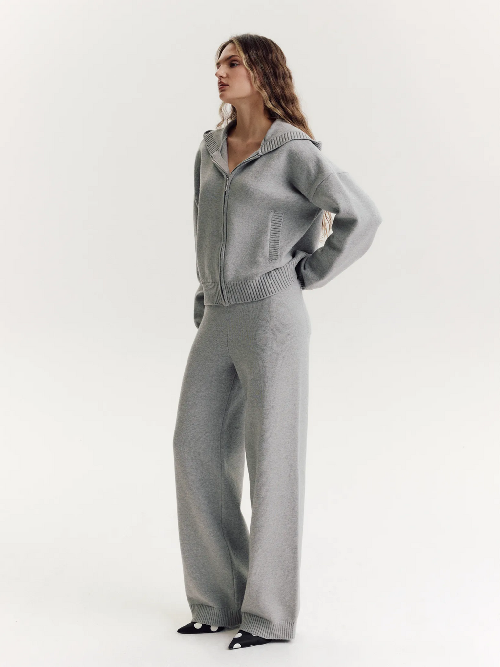 Костюмы KNIT SET с укороченным коп - худые